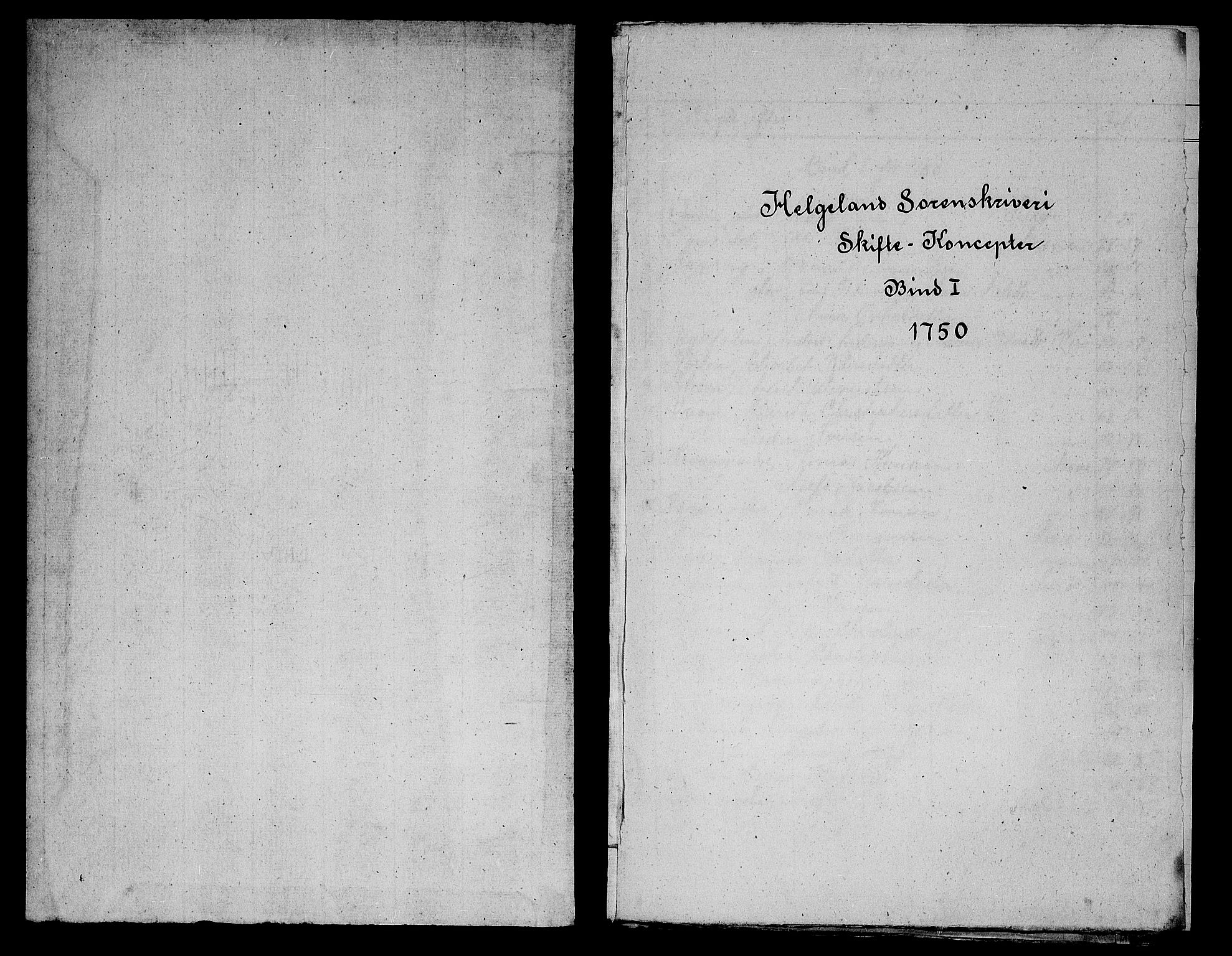 Helgeland sorenskriveri, SAT/A-0004/3/3A/L0017: Konseptprotokoll 2, 1750