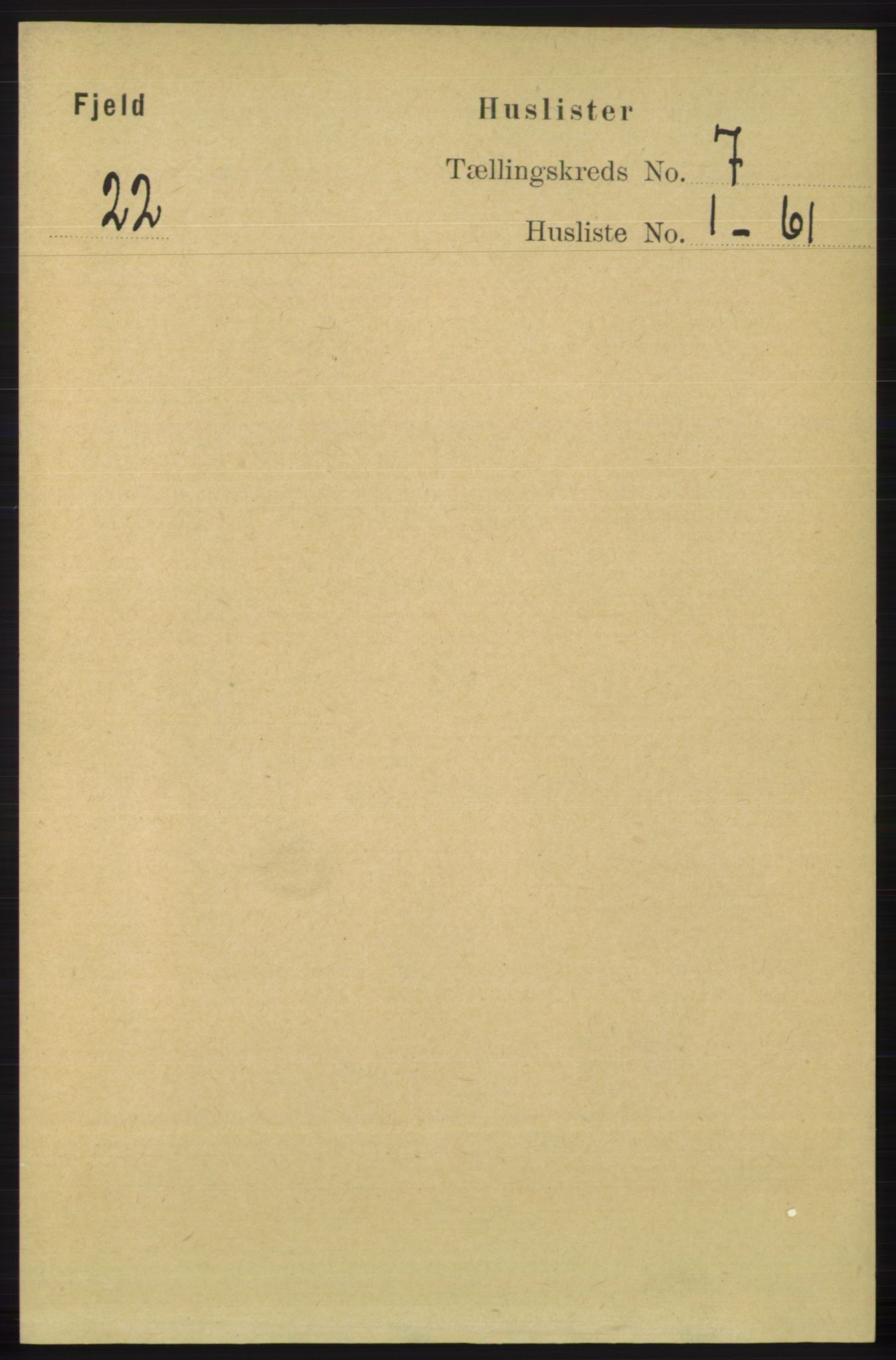 RA, 1891 census for 1246 Fjell, 1891, p. 3346