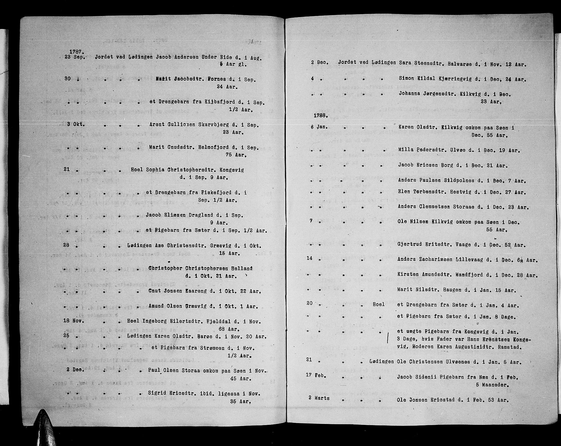 Ministerialprotokoller, klokkerbøker og fødselsregistre - Nordland, AV/SAT-A-1459/872/L1031: Parish register (official) no. 872A06, 1787-1829