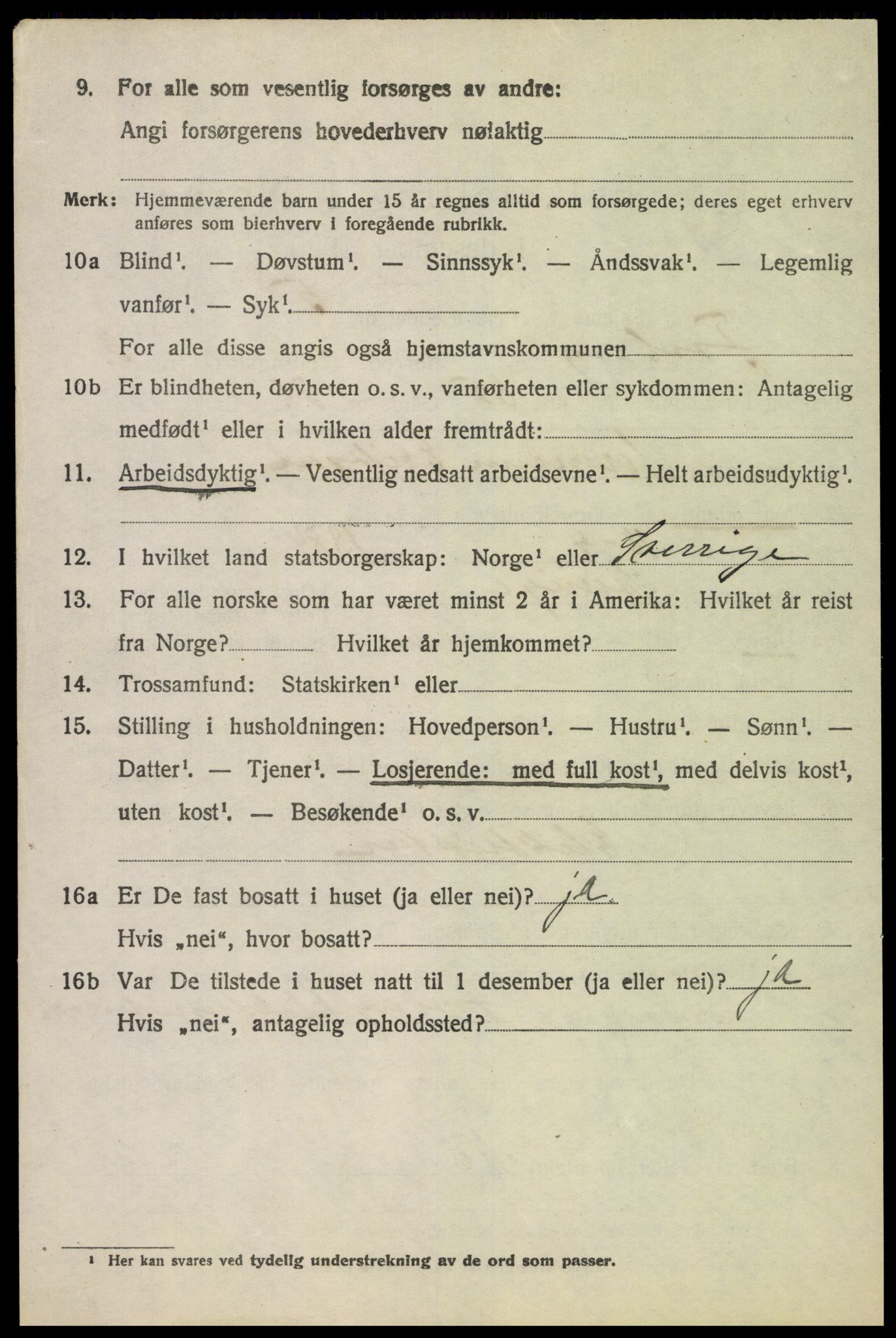 SAH, 1920 census for Fåberg, 1920, p. 4475