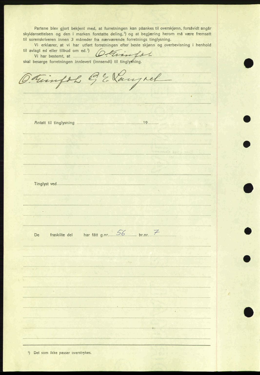 Romsdal sorenskriveri, AV/SAT-A-4149/1/2/2C: Mortgage book no. A1, 1936-1936, Diary no: : 1518/1936