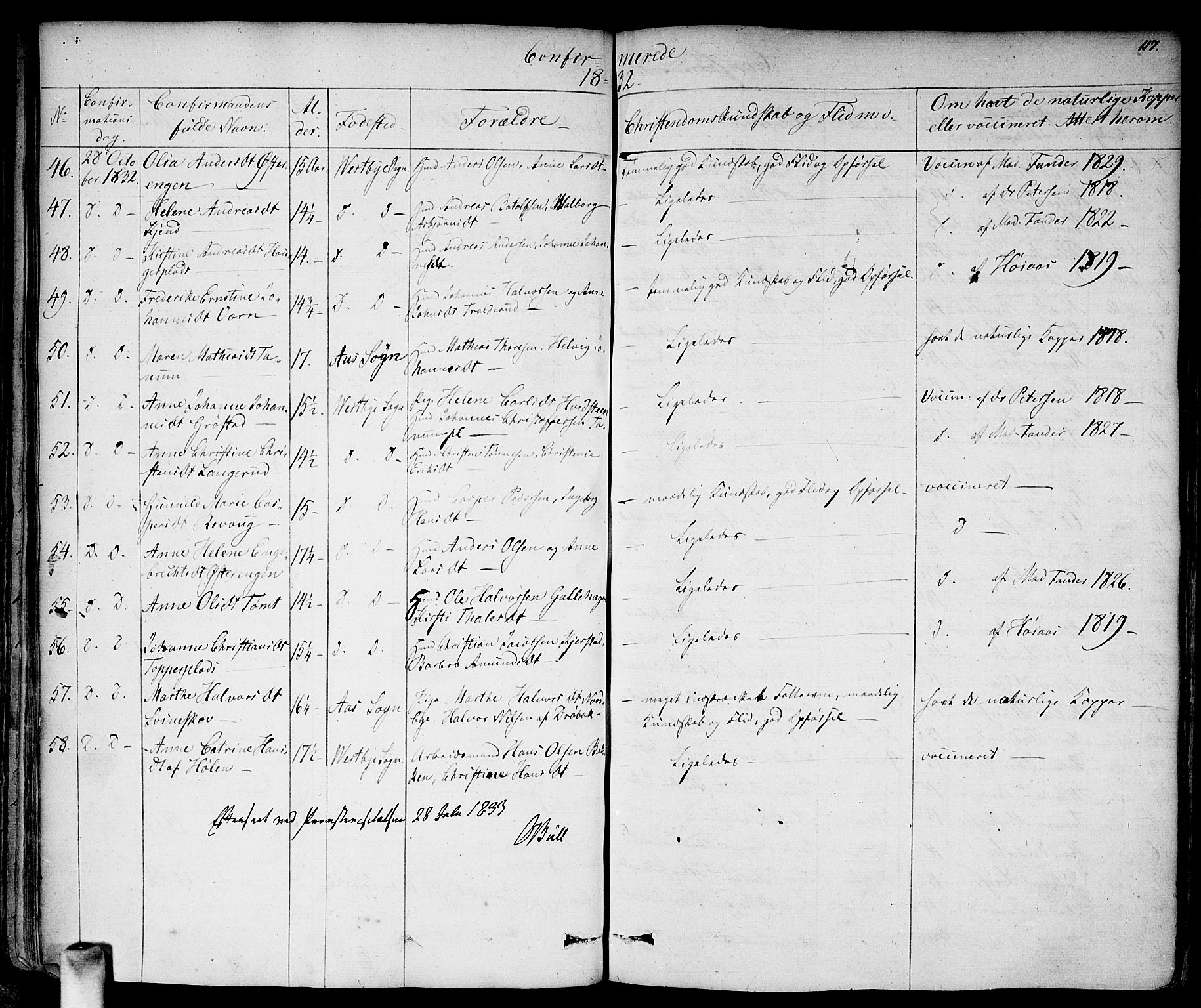 Vestby prestekontor Kirkebøker, SAO/A-10893/F/Fa/L0006: Parish register (official) no. I 6, 1827-1849, p. 117