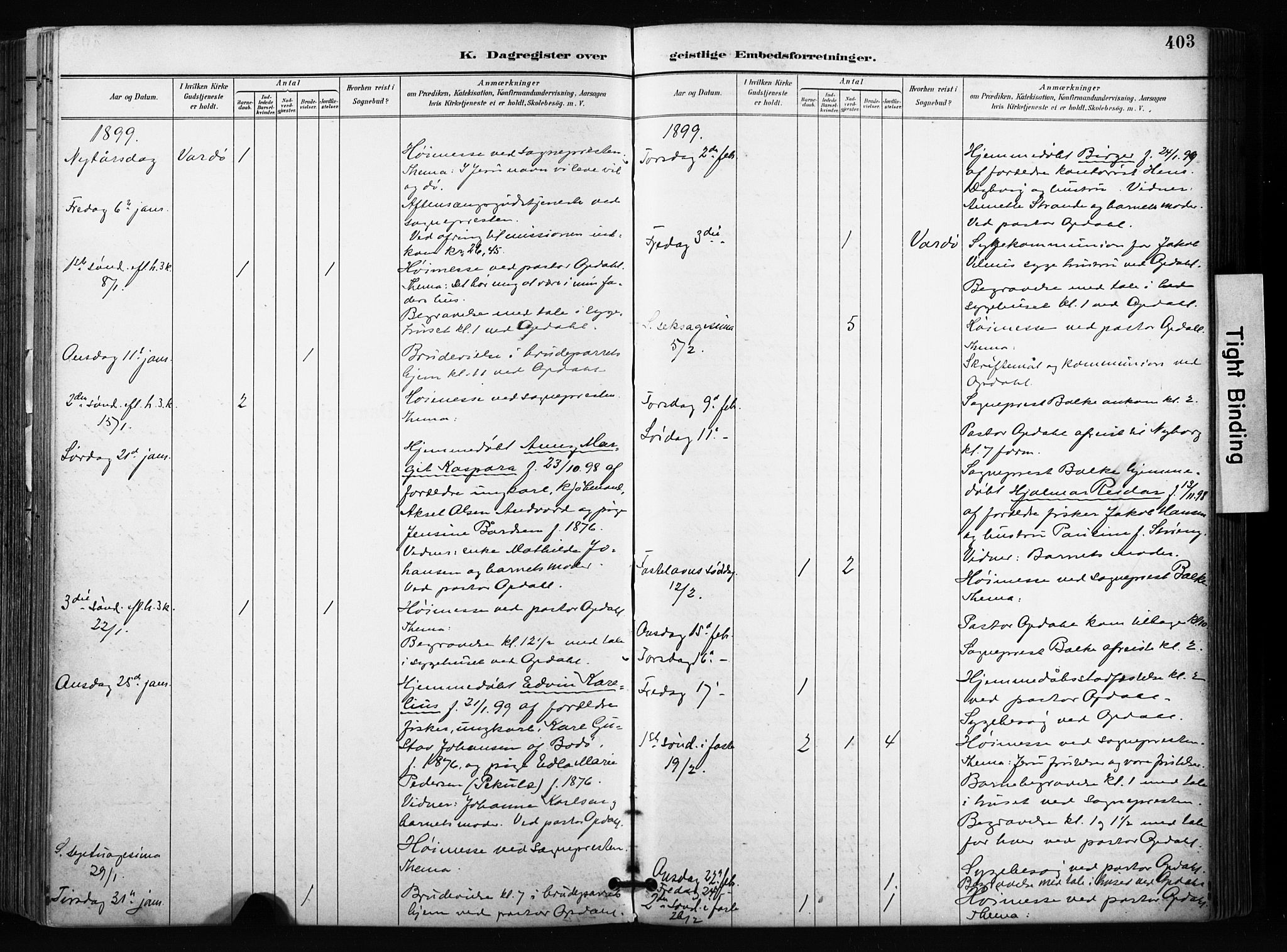 Vardø sokneprestkontor, SATØ/S-1332/H/Ha/L0010kirke: Parish register (official) no. 10, 1895-1907, p. 403