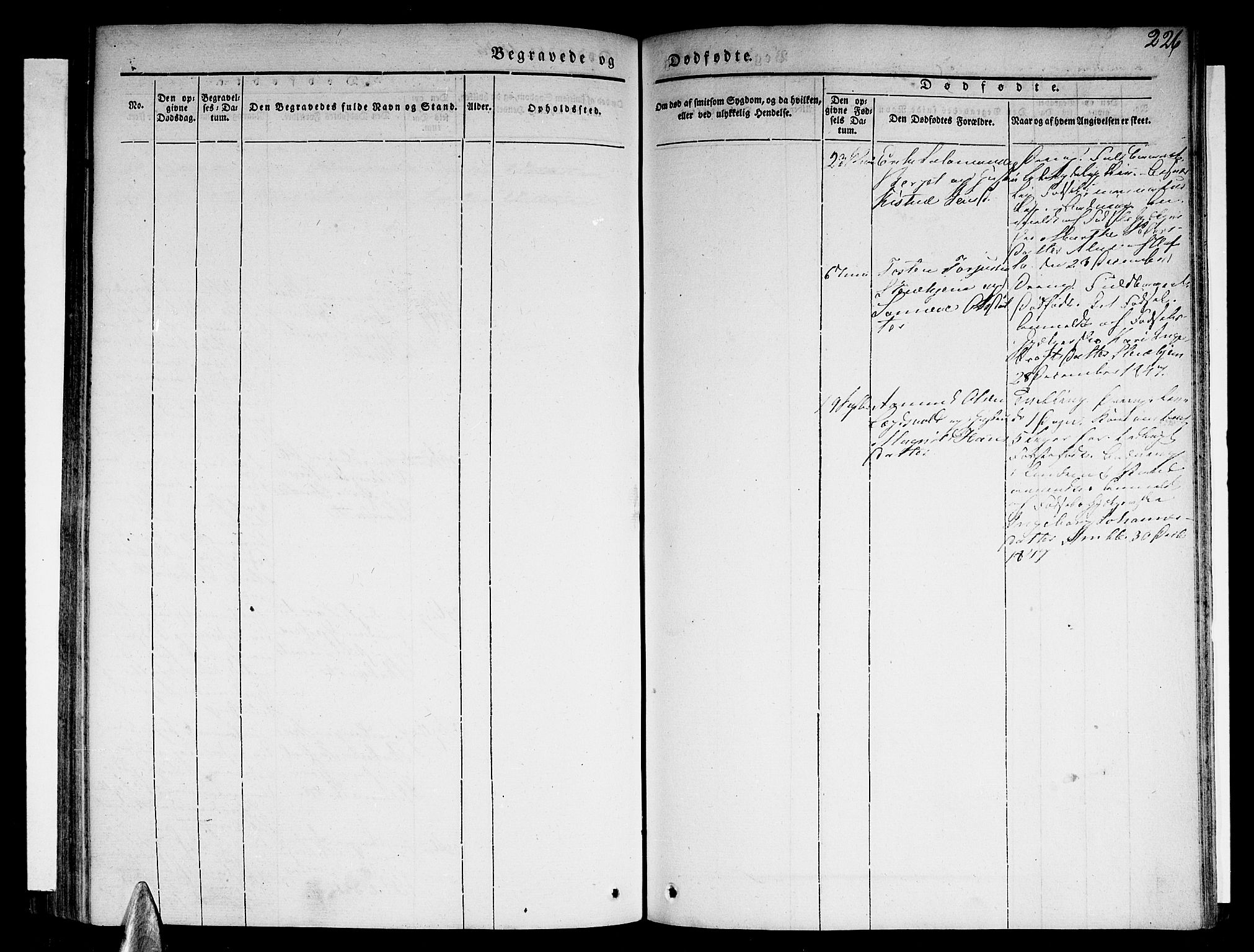 Sogndal sokneprestembete, AV/SAB-A-81301/H/Haa/Haaa/L0011: Parish register (official) no. A 11, 1839-1847, p. 226