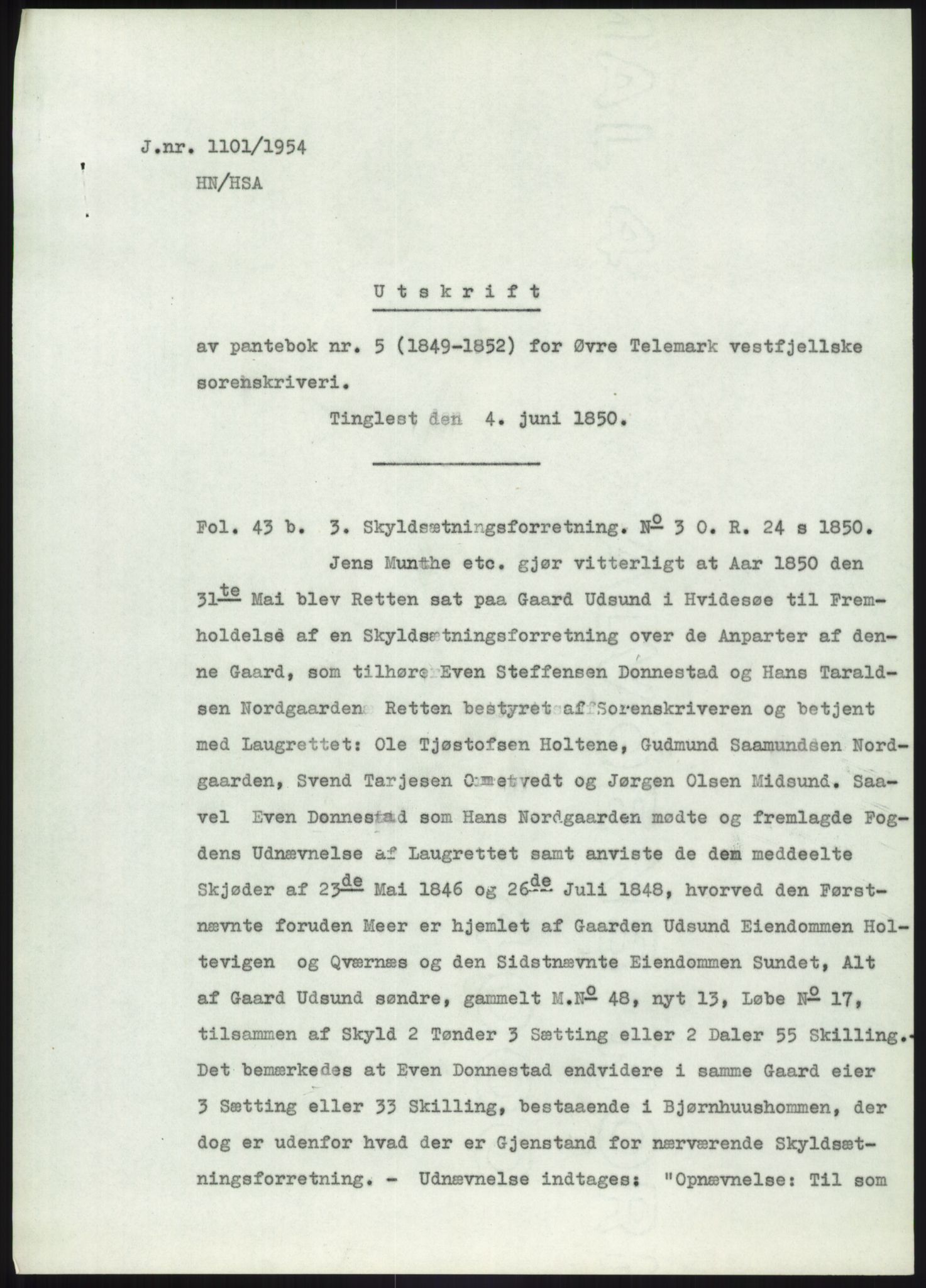 Statsarkivet i Kongsberg, AV/SAKO-A-0001, 1954-1955, p. 122