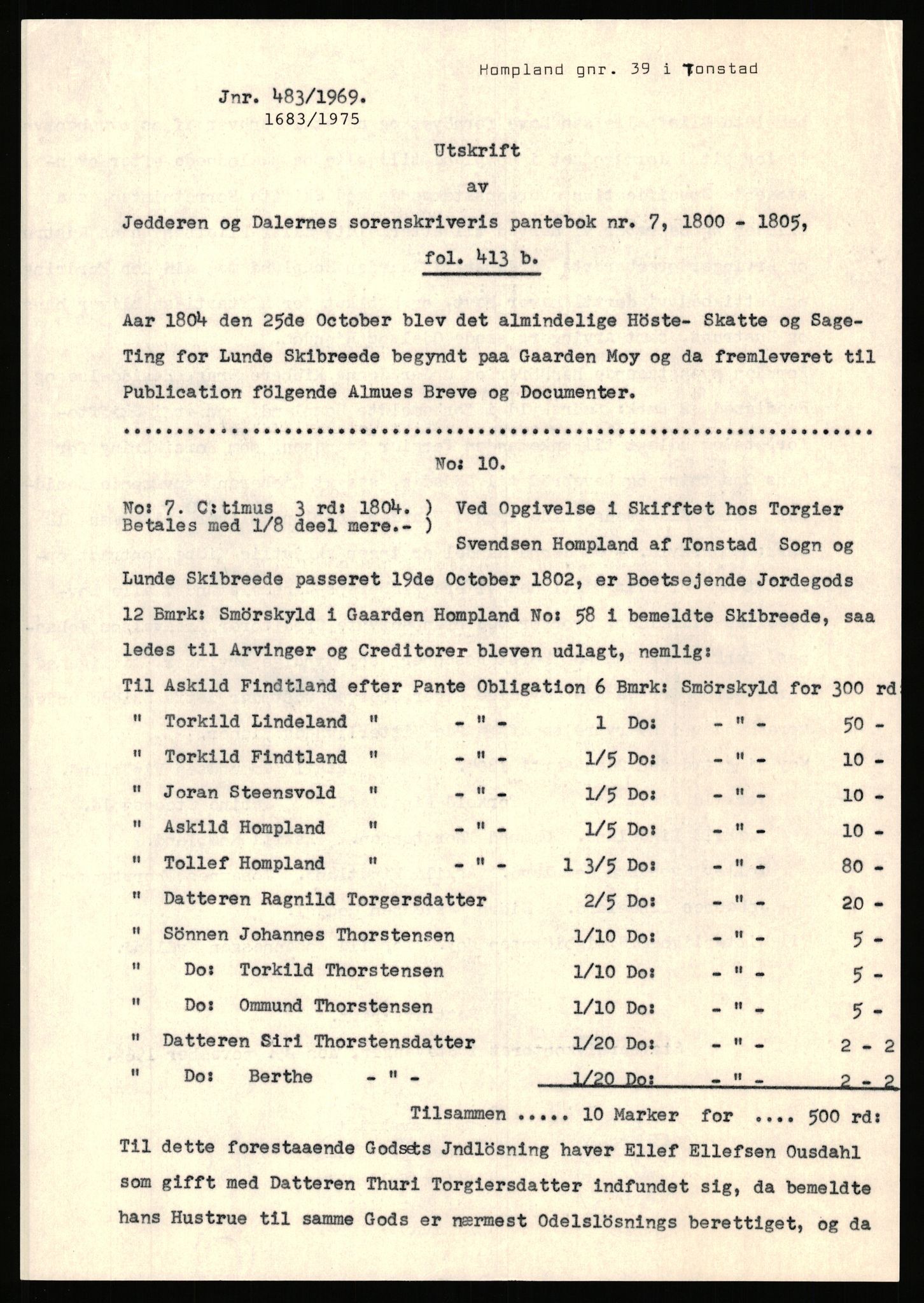 Statsarkivet i Stavanger, SAST/A-101971/03/Y/Yj/L0103: Avskrifter fra Vest-Agder sortert etter gårdsnavn: Bjunes - Kulien, 1750-1930, p. 317