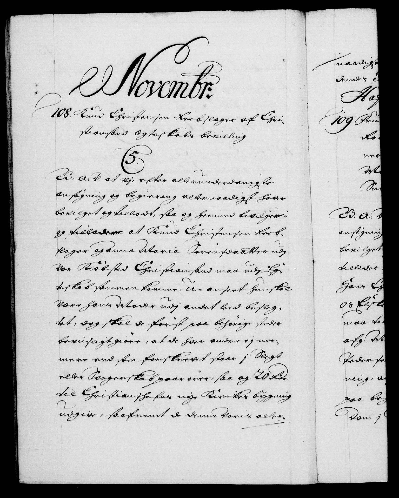 Danske Kanselli 1572-1799, RA/EA-3023/F/Fc/Fca/Fcaa/L0016: Norske registre (mikrofilm), 1692-1697, p. 293b