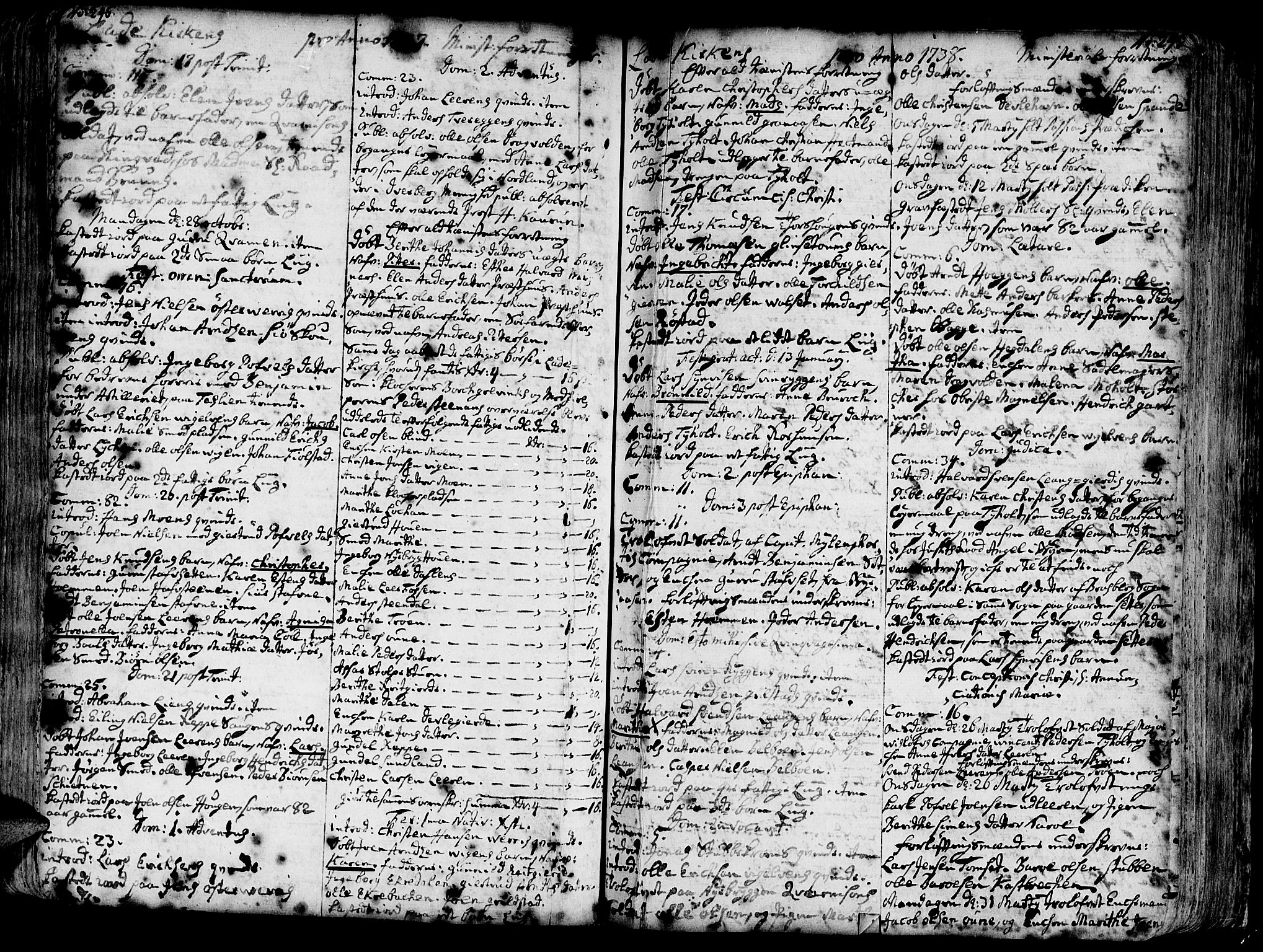 Ministerialprotokoller, klokkerbøker og fødselsregistre - Sør-Trøndelag, SAT/A-1456/606/L0275: Parish register (official) no. 606A01 /1, 1727-1780, p. 246-247