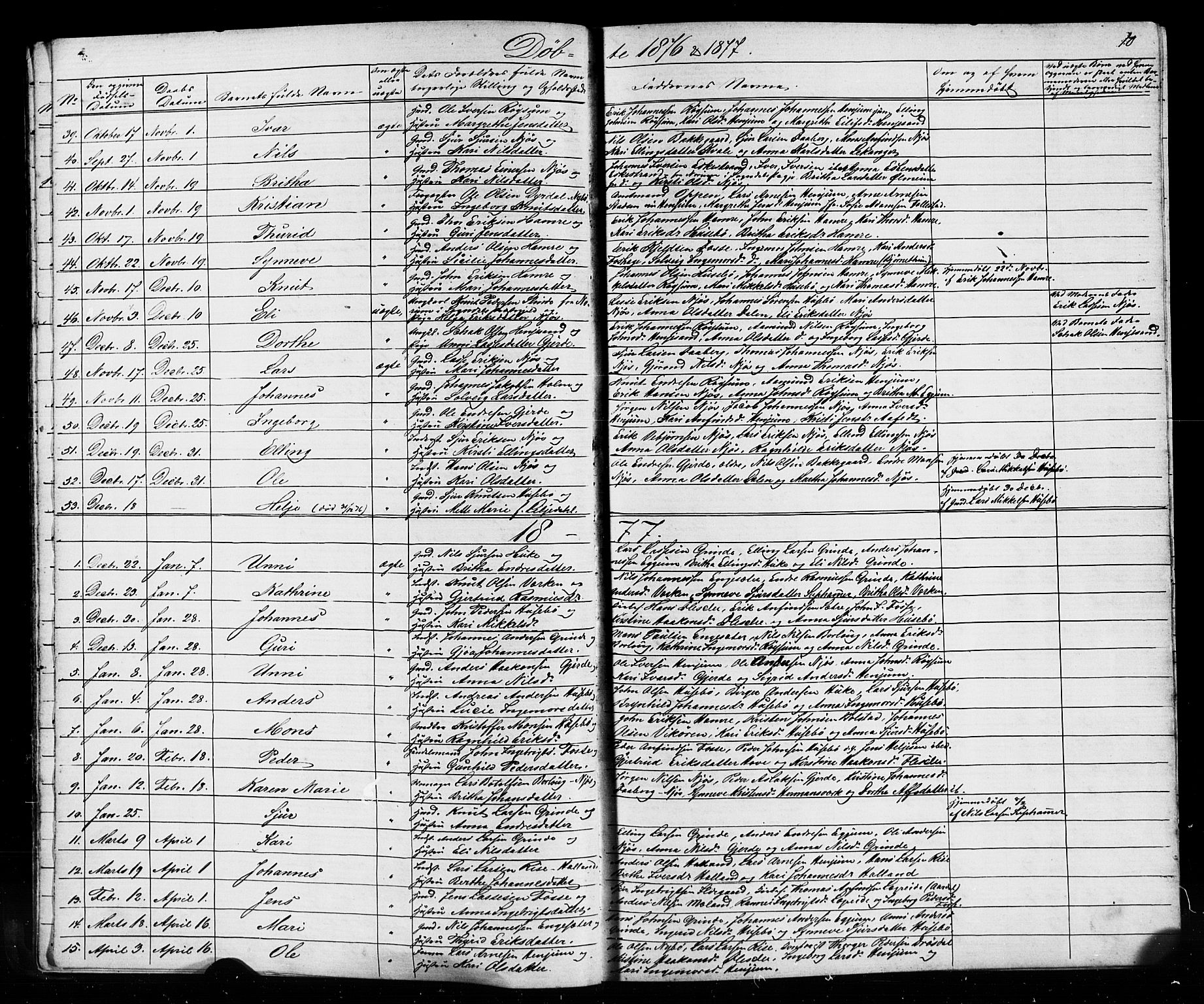 Leikanger sokneprestembete, SAB/A-81001: Parish register (copy) no. A 1, 1873-1916, p. 10
