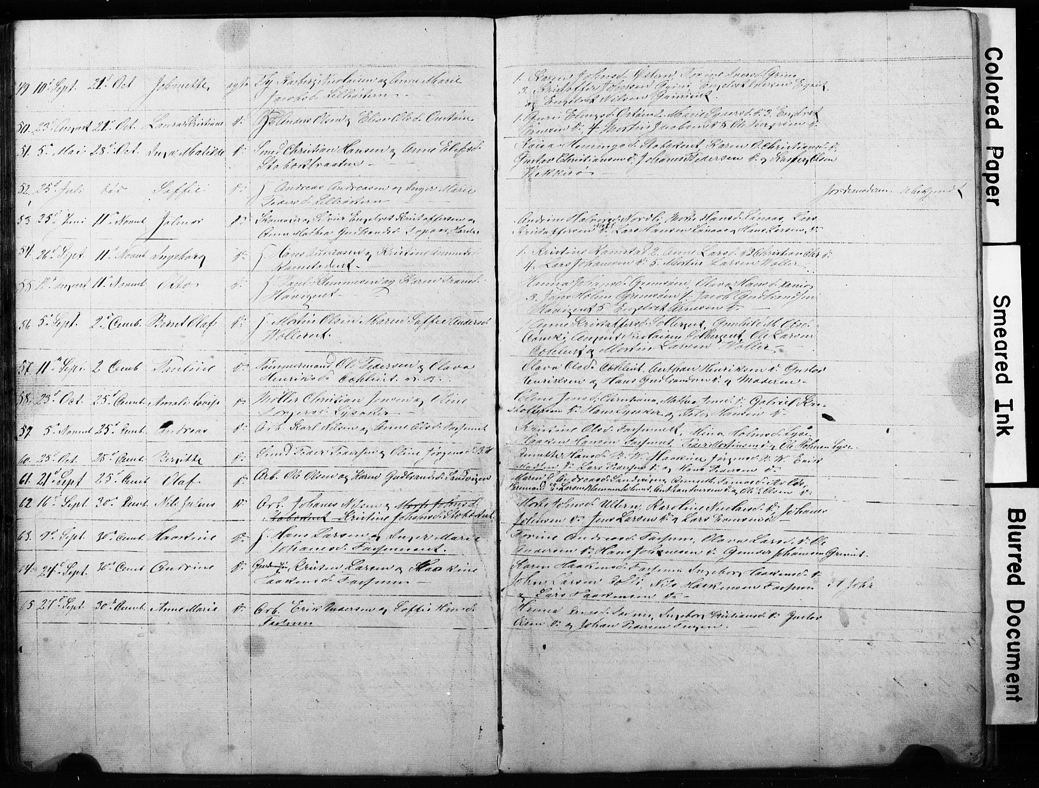 Asker prestekontor Kirkebøker, AV/SAO-A-10256a/G/Gc/L0001: Parish register (copy) no. III 1, 1854-1873