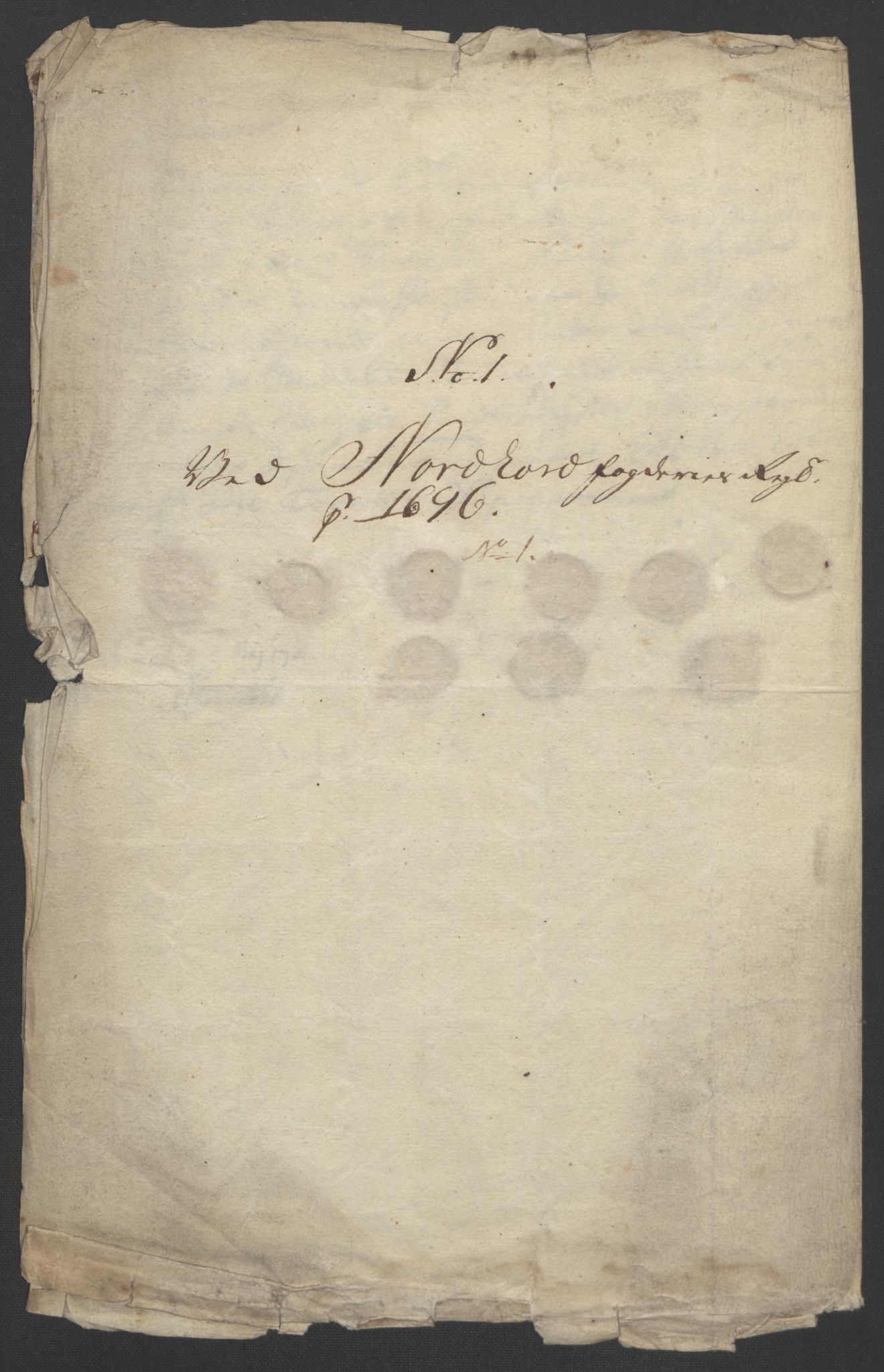 Rentekammeret inntil 1814, Reviderte regnskaper, Fogderegnskap, RA/EA-4092/R51/L3183: Fogderegnskap Nordhordland og Voss, 1695-1697, p. 272