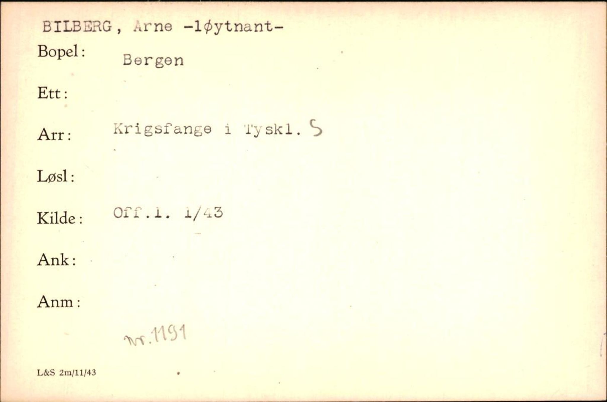 Forsvaret, Forsvarets krigshistoriske avdeling, AV/RA-RAFA-2017/Y/Yf/L0200: II-C-11-2102  -  Norske krigsfanger i Tyskland, 1940-1945, p. 96