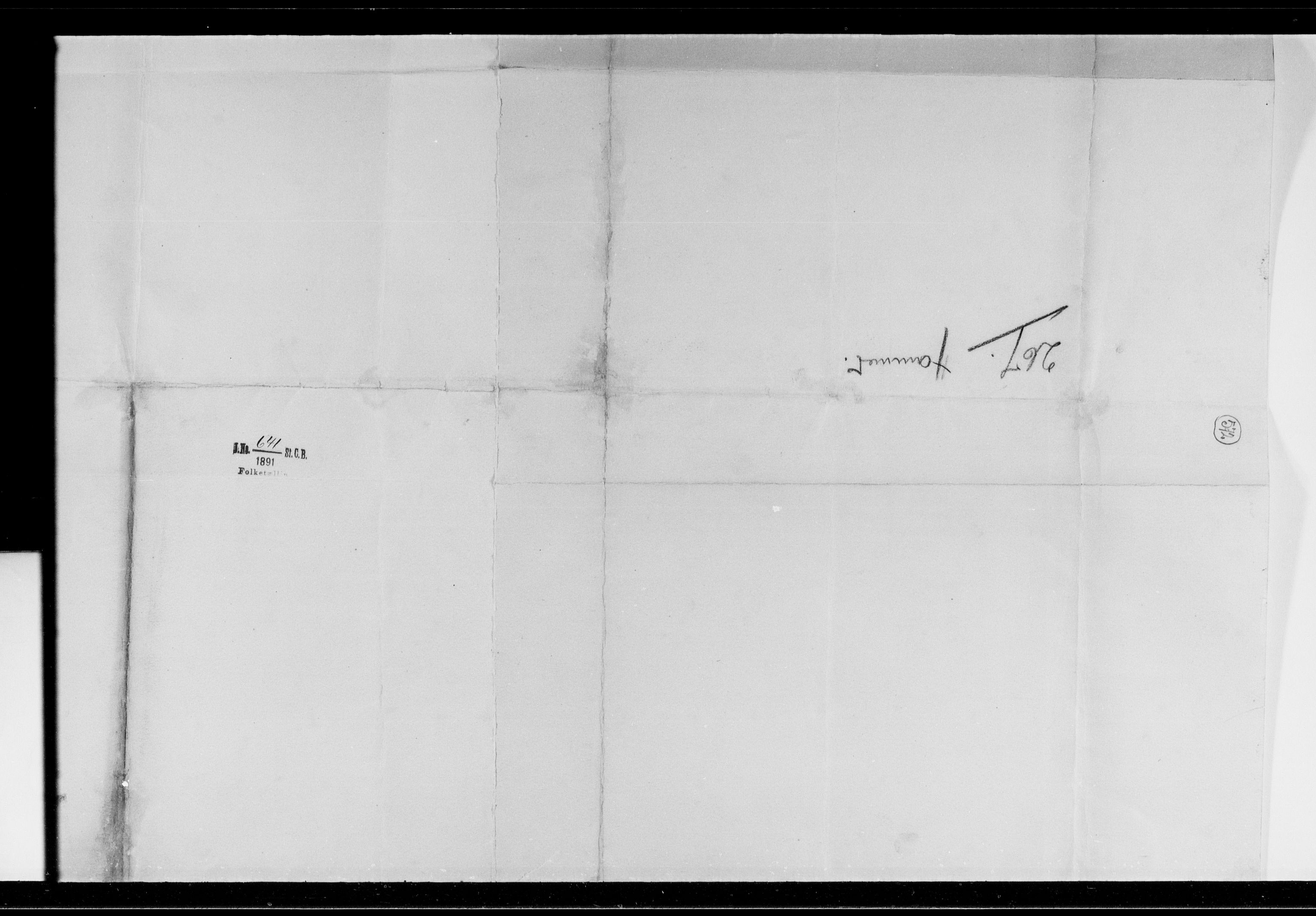 RA, 1891 census for 1254 Hamre, 1891, p. 6