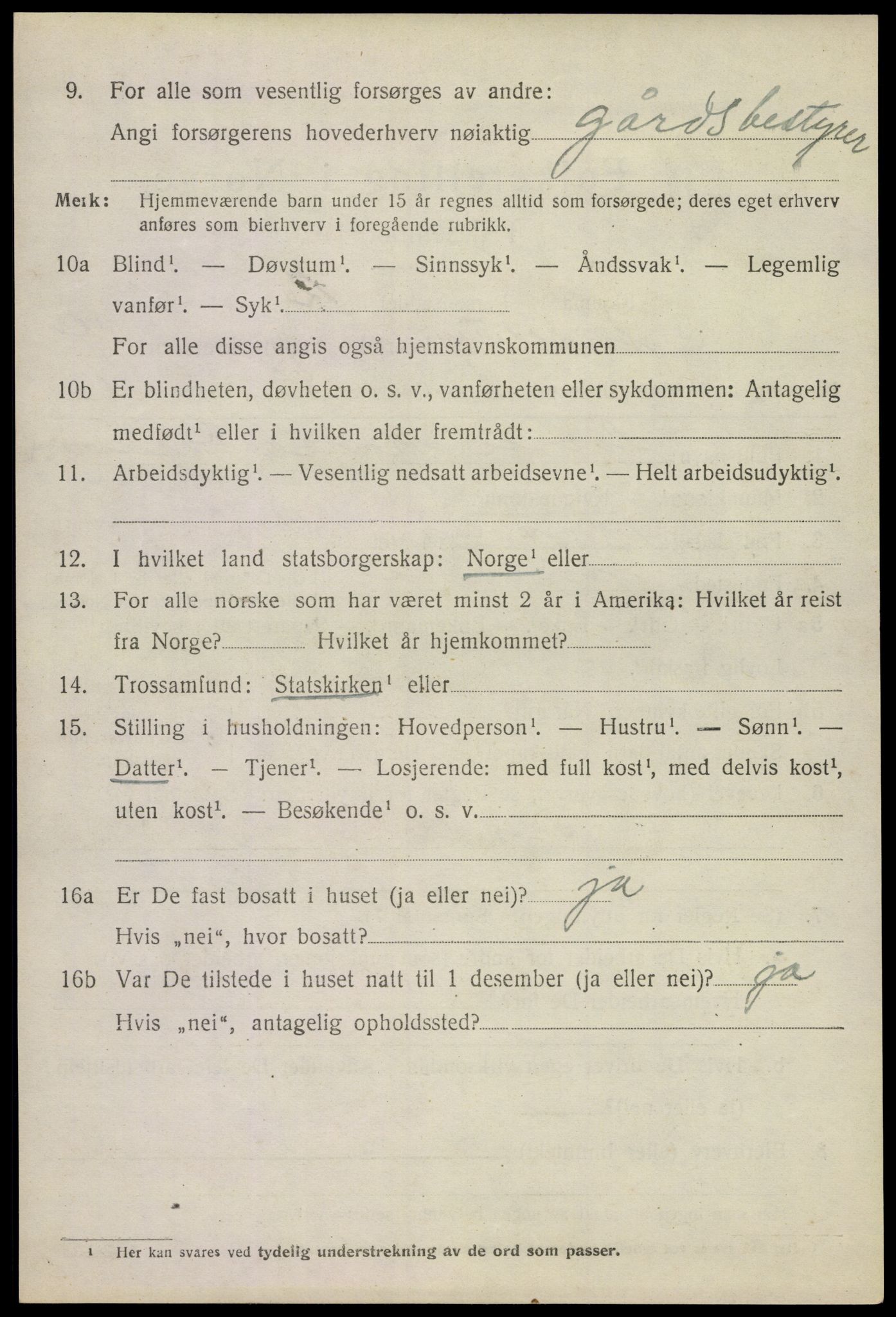 SAKO, 1920 census for Andebu, 1920, p. 5109