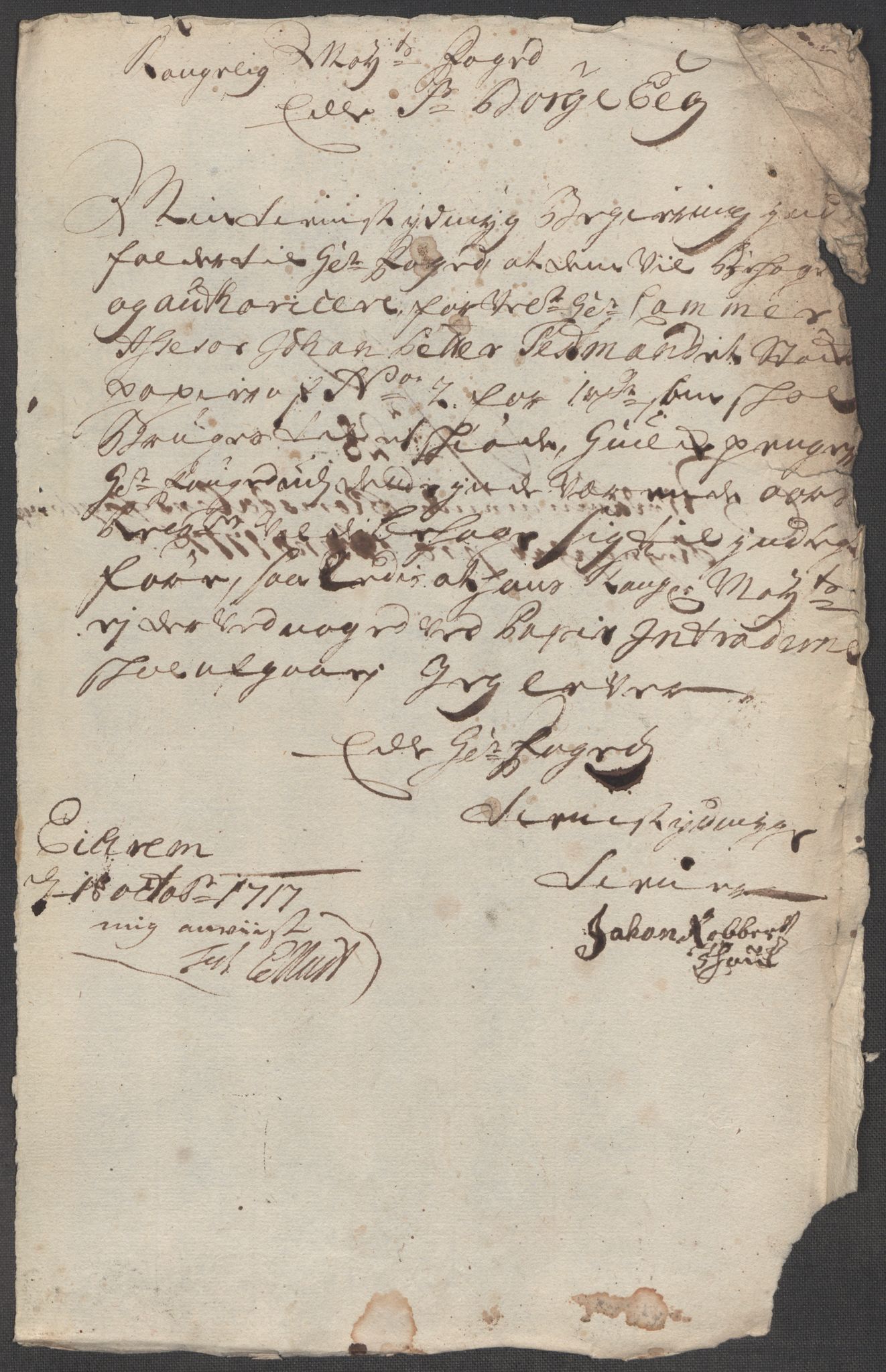 Rentekammeret inntil 1814, Reviderte regnskaper, Fogderegnskap, RA/EA-4092/R55/L3664: Fogderegnskap Romsdal, 1717, p. 179