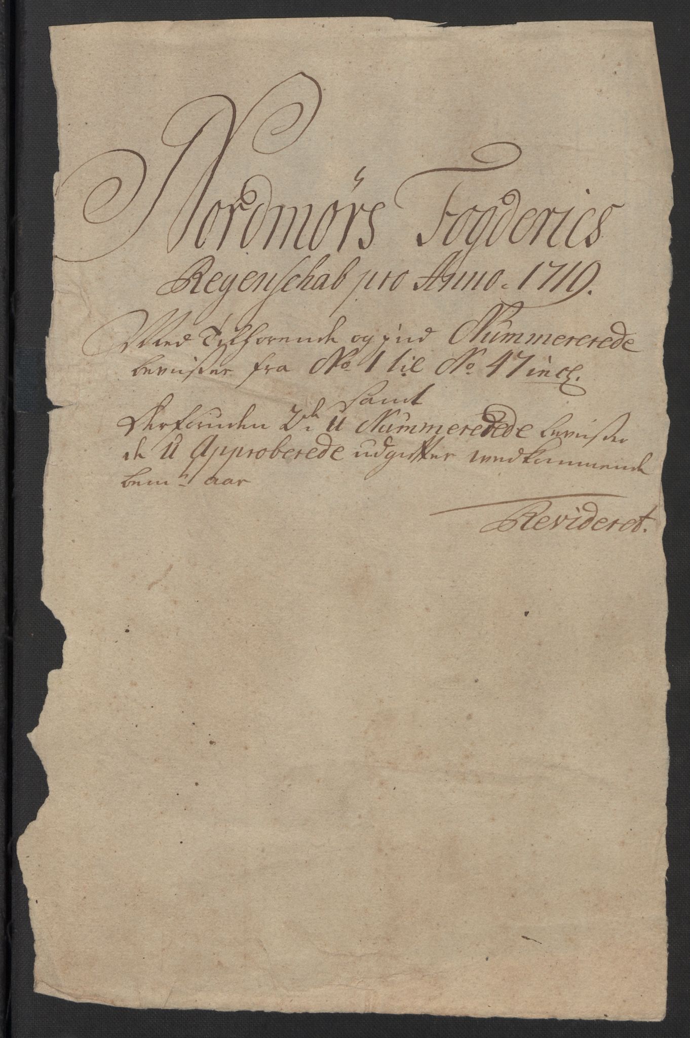 Rentekammeret inntil 1814, Reviderte regnskaper, Fogderegnskap, RA/EA-4092/R56/L3752: Fogderegnskap Nordmøre, 1719, p. 24