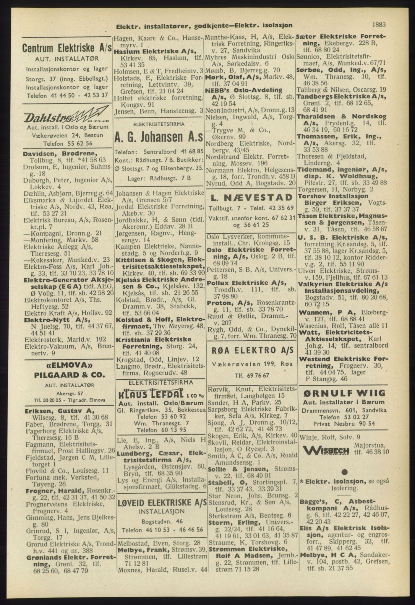 Kristiania/Oslo adressebok, PUBL/-, 1960-1961, p. 1883