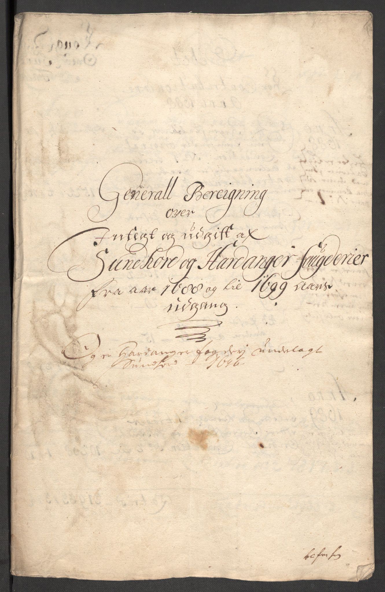 Rentekammeret inntil 1814, Reviderte regnskaper, Fogderegnskap, AV/RA-EA-4092/R48/L2978: Fogderegnskap Sunnhordland og Hardanger, 1699, p. 606