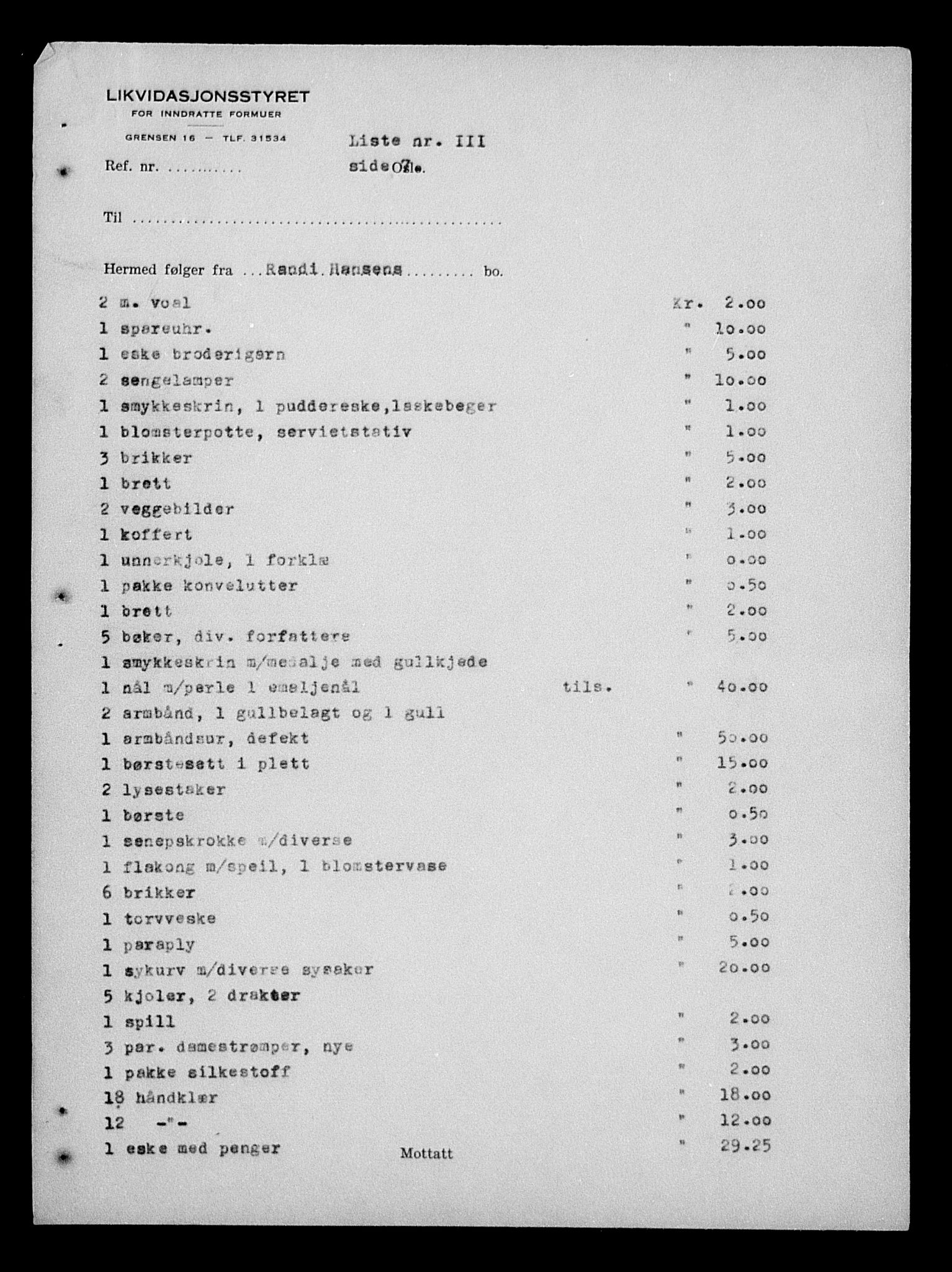 Justisdepartementet, Tilbakeføringskontoret for inndratte formuer, AV/RA-S-1564/H/Hc/Hcd/L0990: --, 1945-1947, p. 571