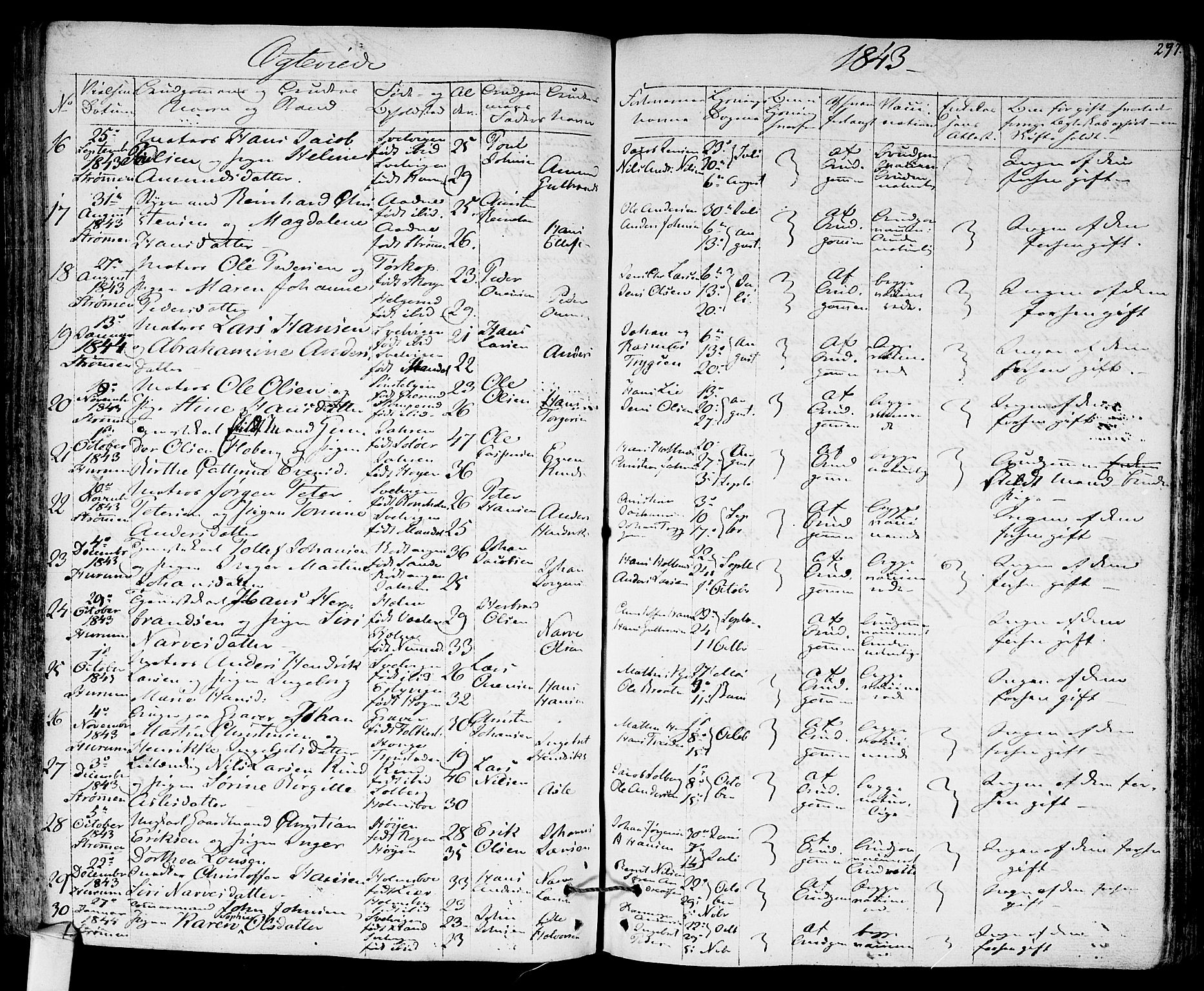 Hurum kirkebøker, SAKO/A-229/F/Fa/L0010: Parish register (official) no. 10, 1827-1846, p. 297