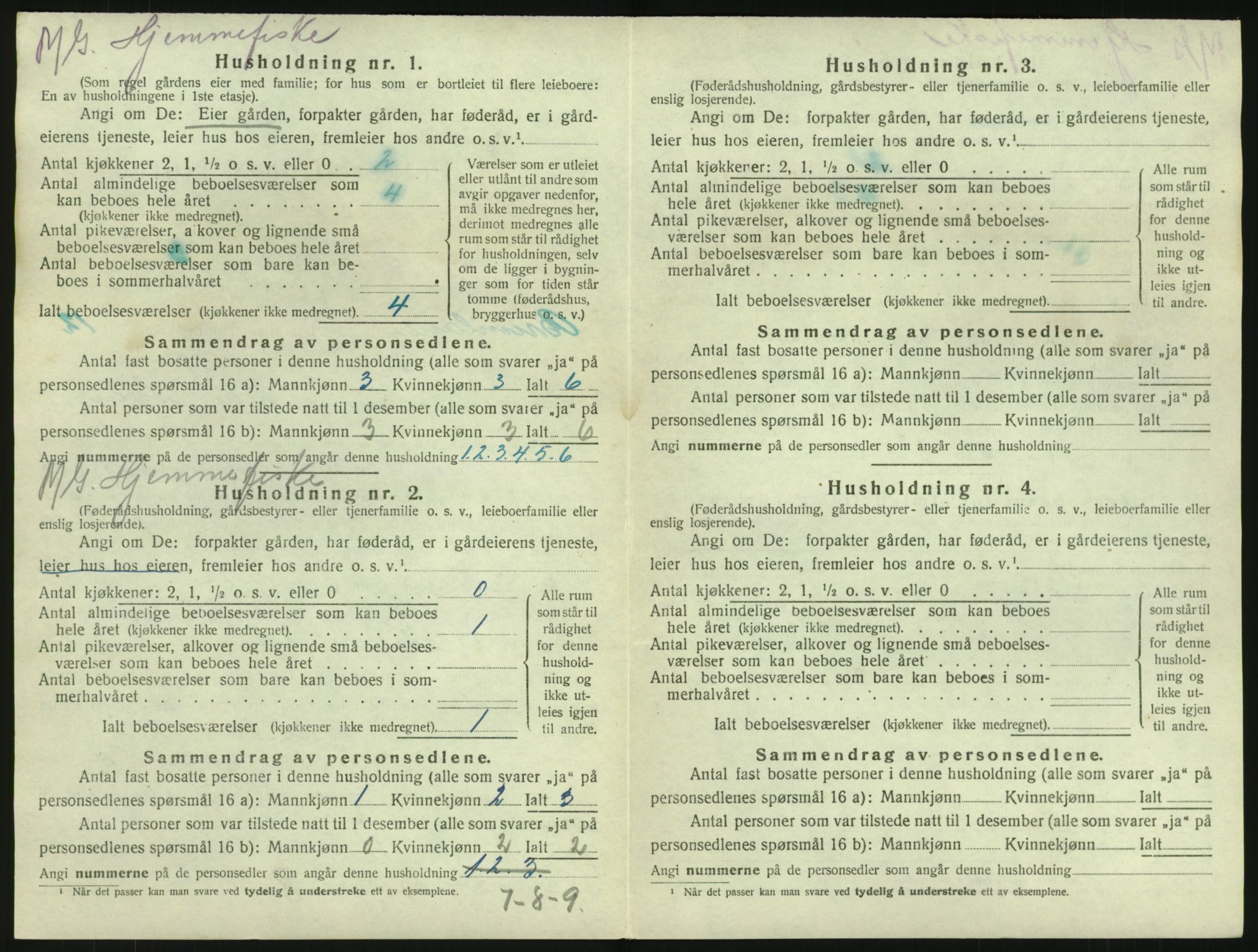SAKO, 1920 census for Brunlanes, 1920, p. 1700