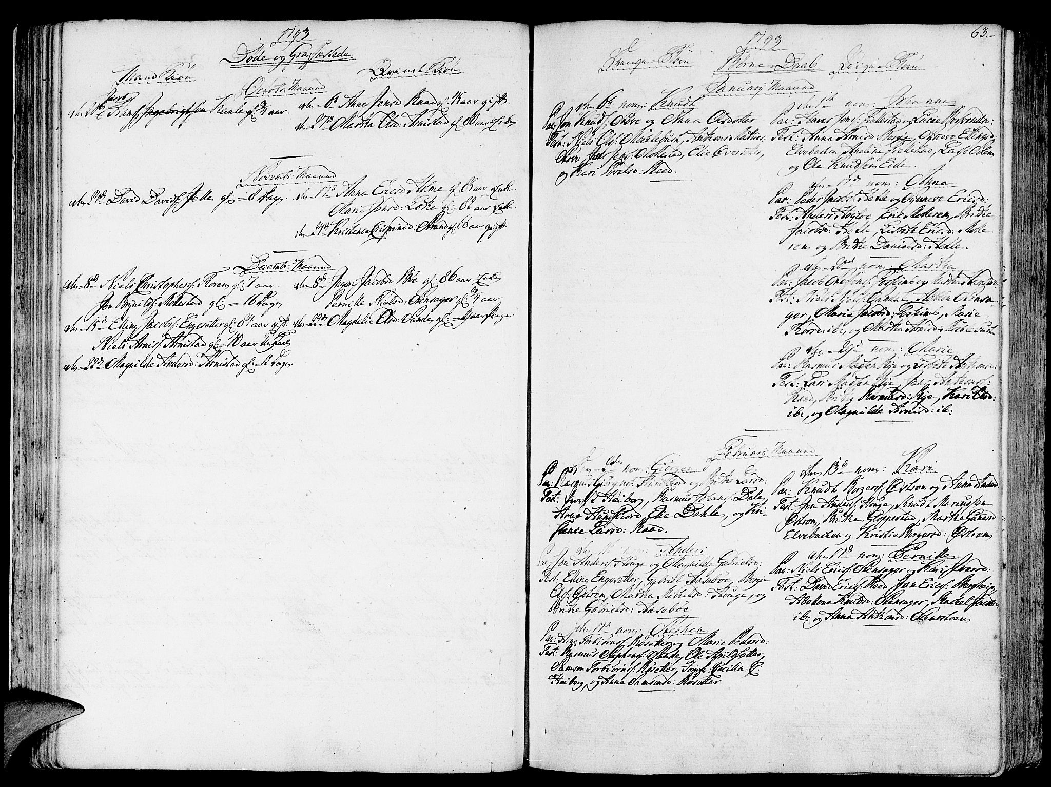 Gloppen sokneprestembete, AV/SAB-A-80101/H/Haa/Haaa/L0005: Parish register (official) no. A 5, 1785-1815, p. 63