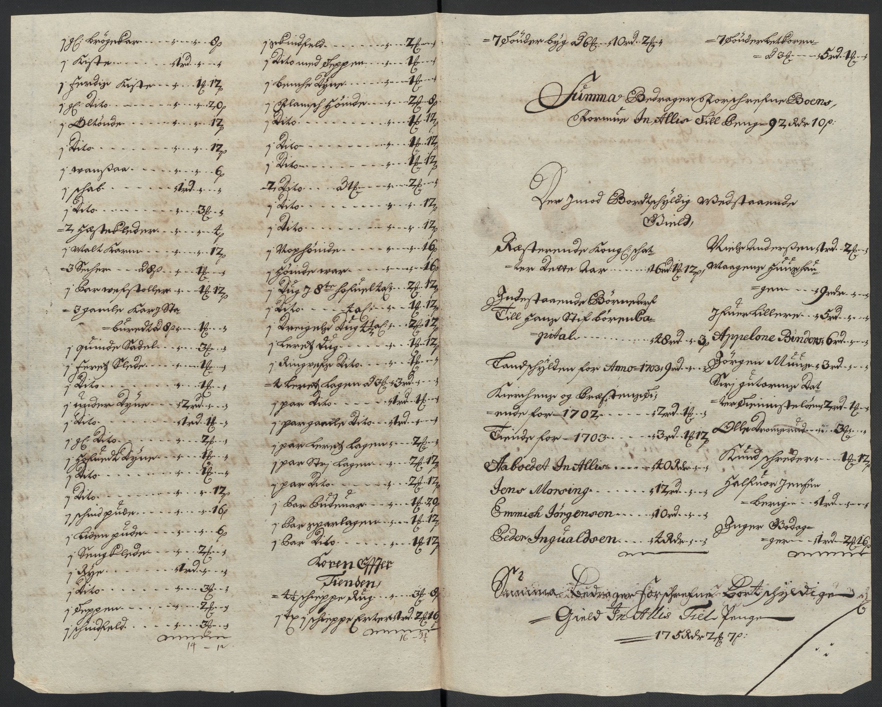 Rentekammeret inntil 1814, Reviderte regnskaper, Fogderegnskap, AV/RA-EA-4092/R16/L1041: Fogderegnskap Hedmark, 1703-1704, p. 84