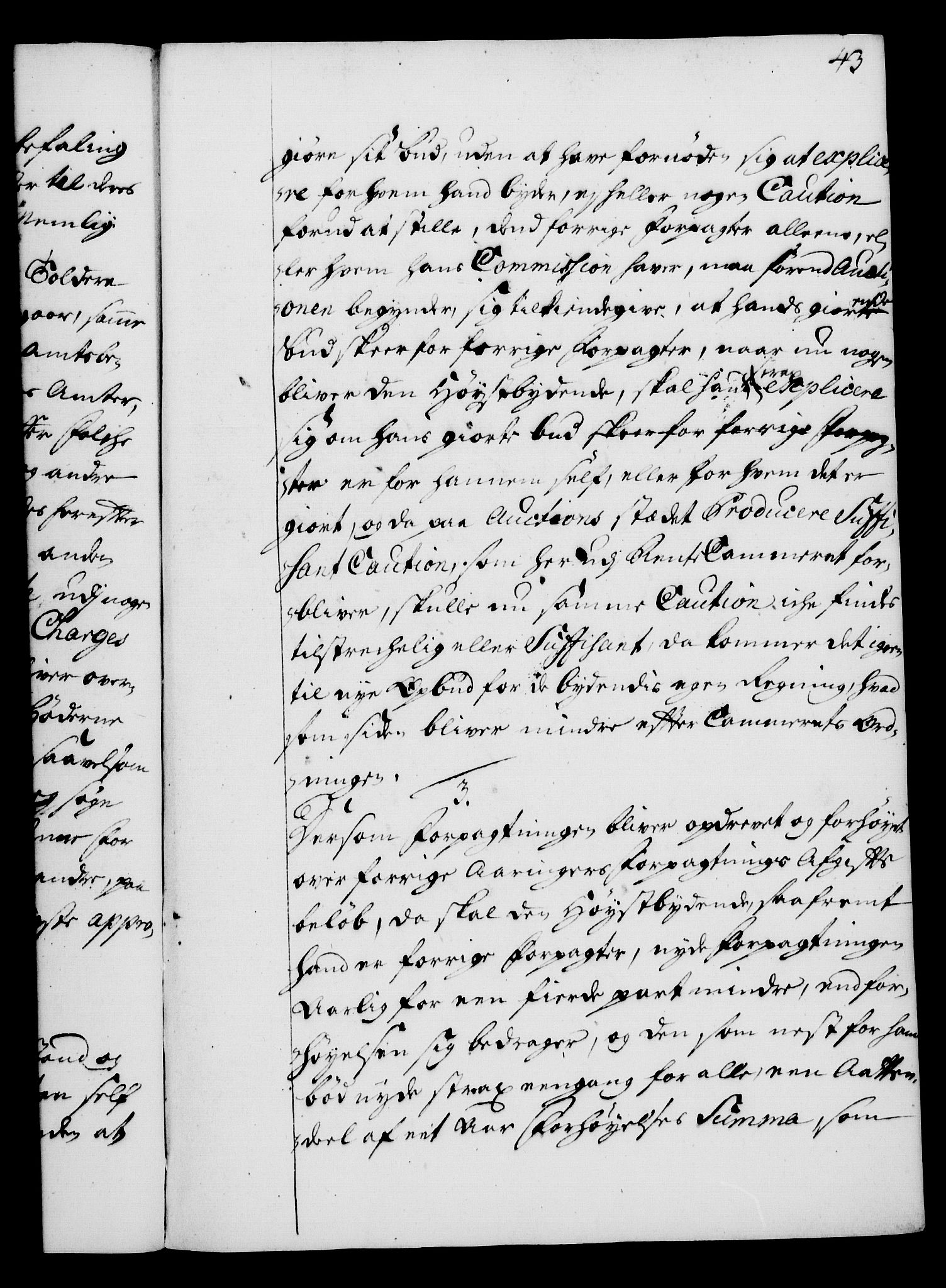 Rentekammeret, Kammerkanselliet, AV/RA-EA-3111/G/Gg/Gga/L0003: Norsk ekspedisjonsprotokoll med register (merket RK 53.3), 1727-1734, p. 43