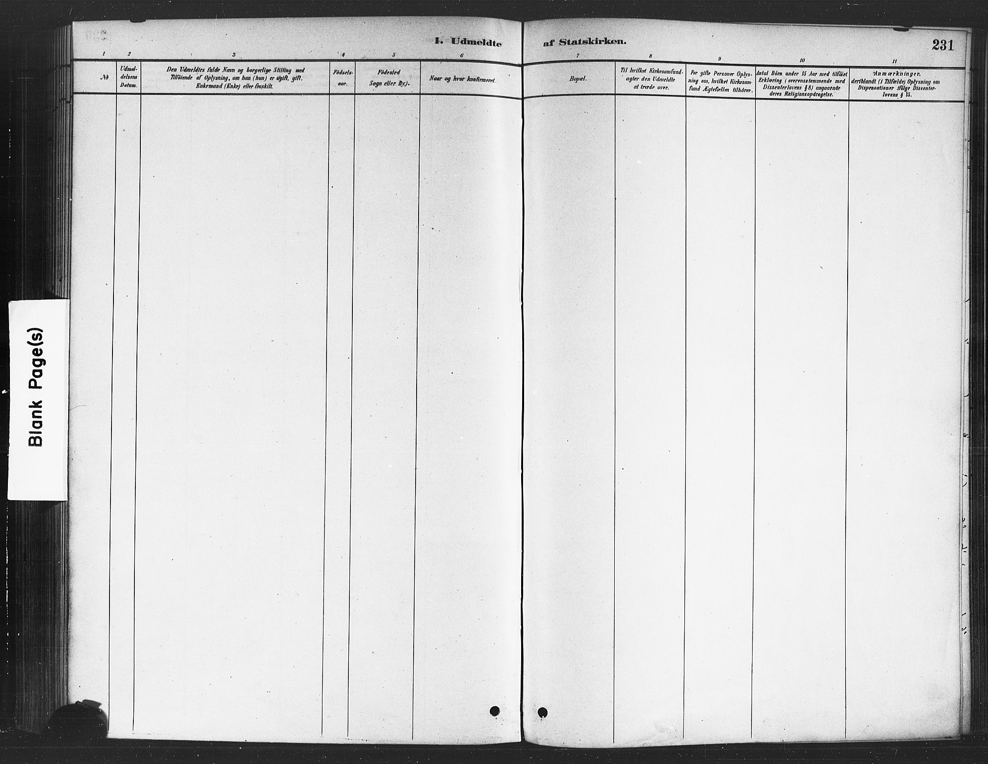 Rødenes prestekontor Kirkebøker, AV/SAO-A-2005/F/Fa/L0009: Parish register (official) no. I 9, 1880-1889, p. 231