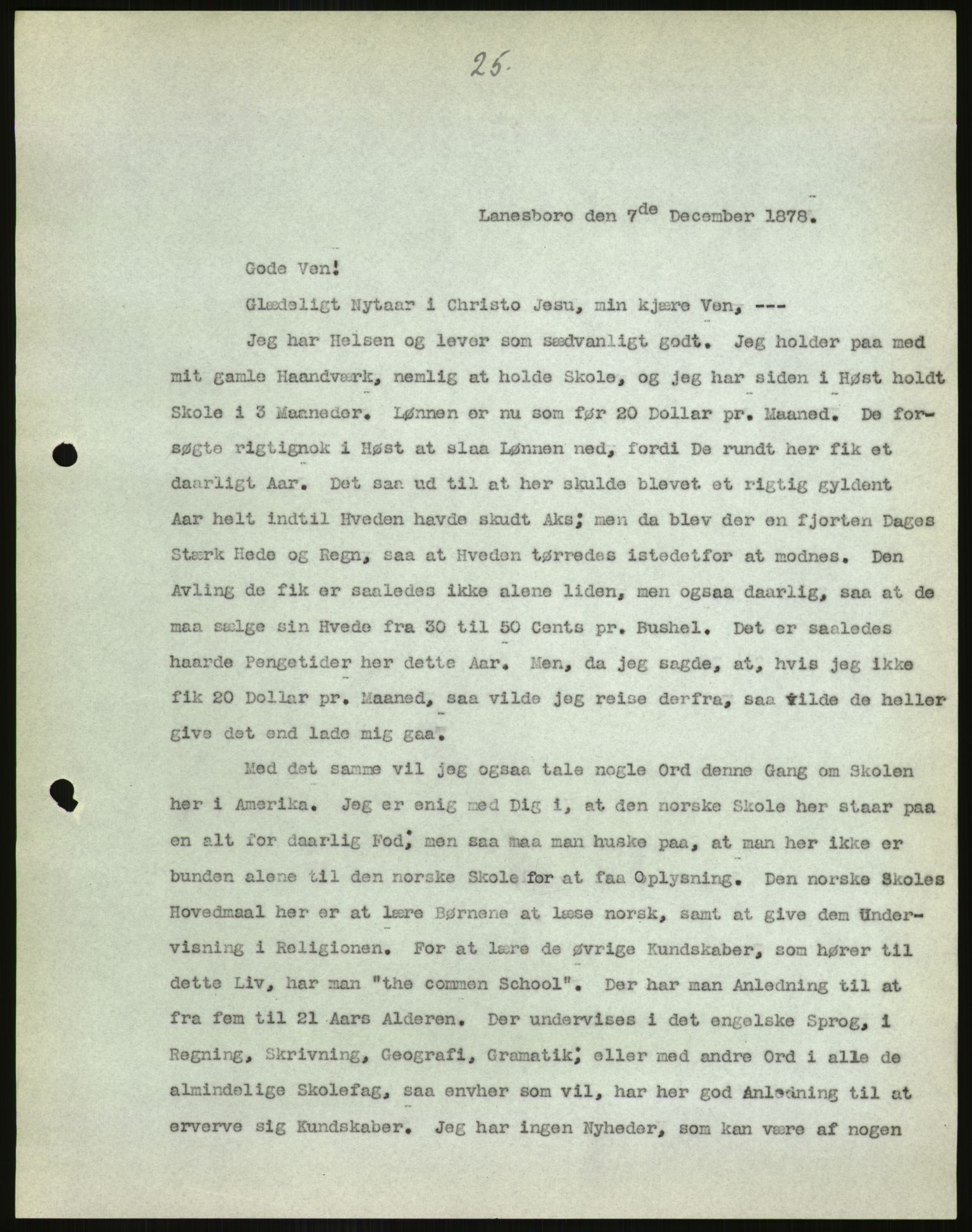 Samlinger til kildeutgivelse, Amerikabrevene, AV/RA-EA-4057/F/L0038: Arne Odd Johnsens amerikabrevsamling II, 1855-1900, p. 429