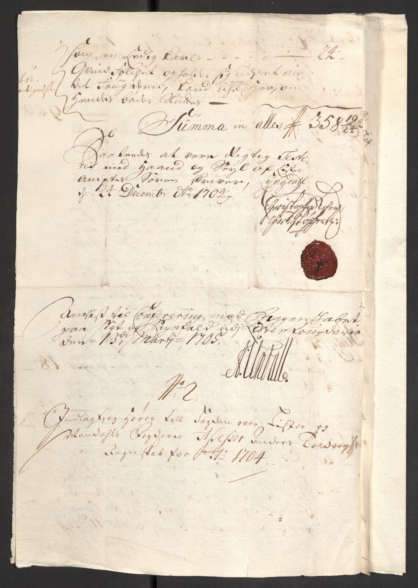 Rentekammeret inntil 1814, Reviderte regnskaper, Fogderegnskap, RA/EA-4092/R43/L2550: Fogderegnskap Lista og Mandal, 1703-1704, p. 249