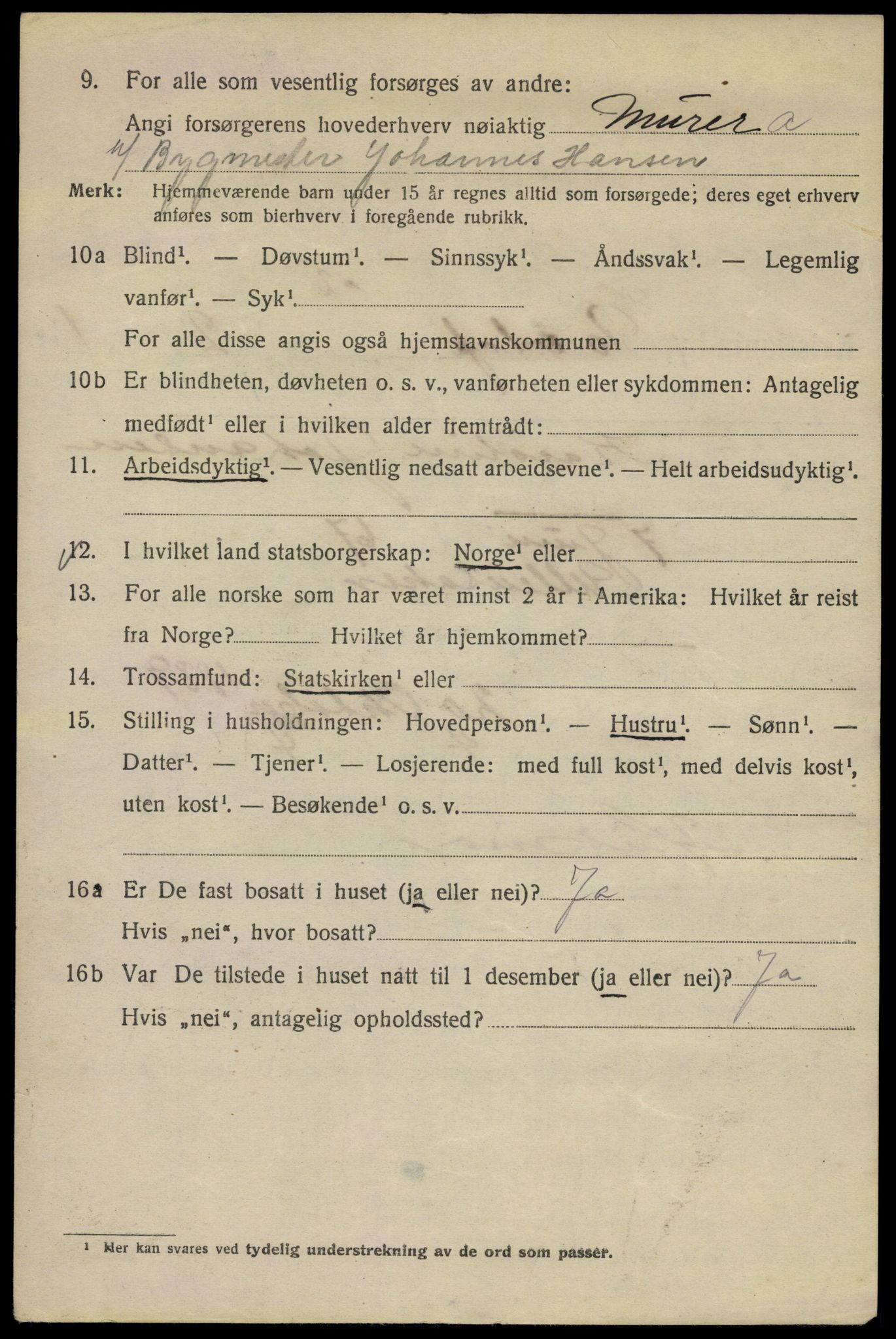 SAO, 1920 census for Kristiania, 1920, p. 465234