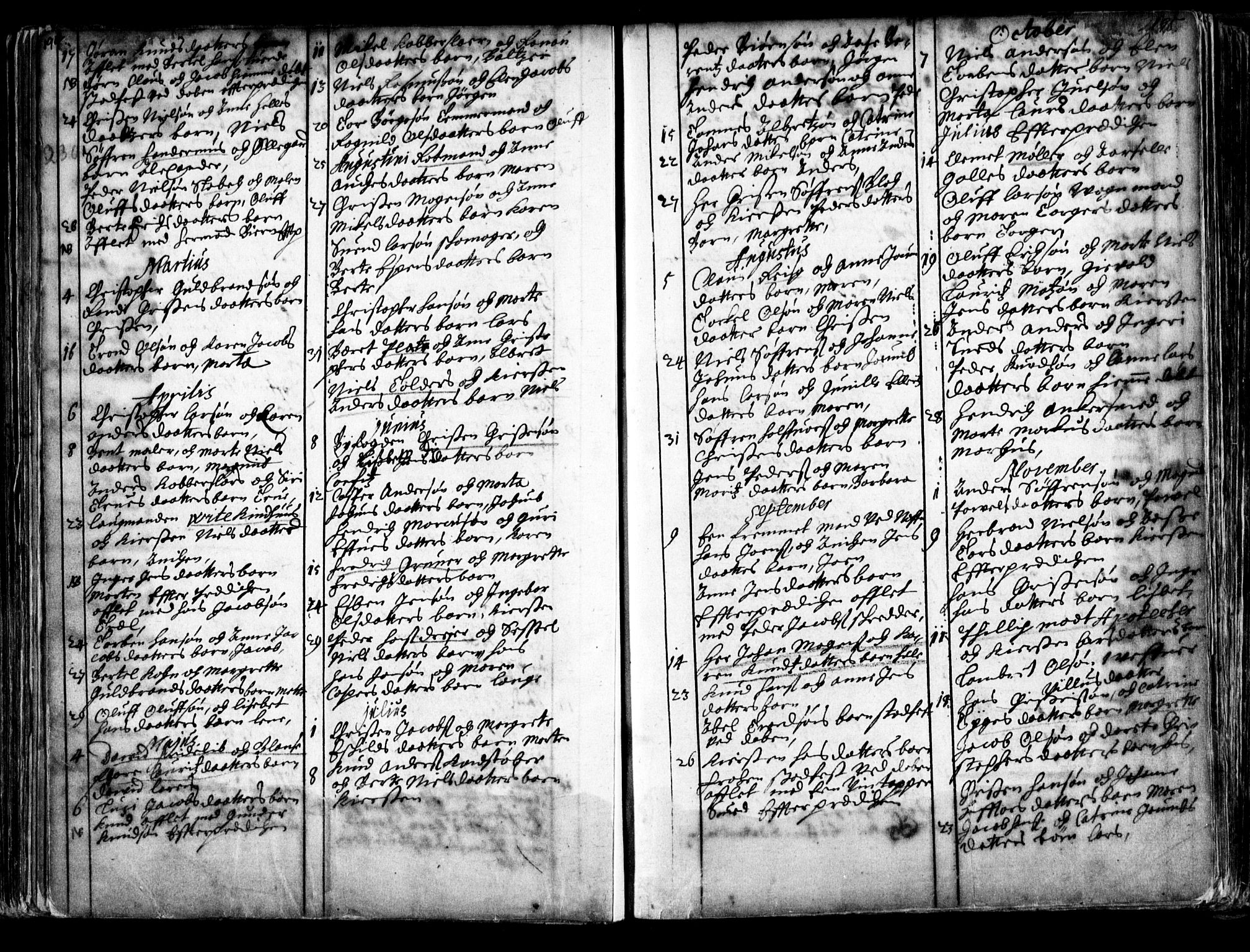 Oslo domkirke Kirkebøker, SAO/A-10752/F/Fa/L0001: Parish register (official) no. 1, 1648-1704, p. 194-195