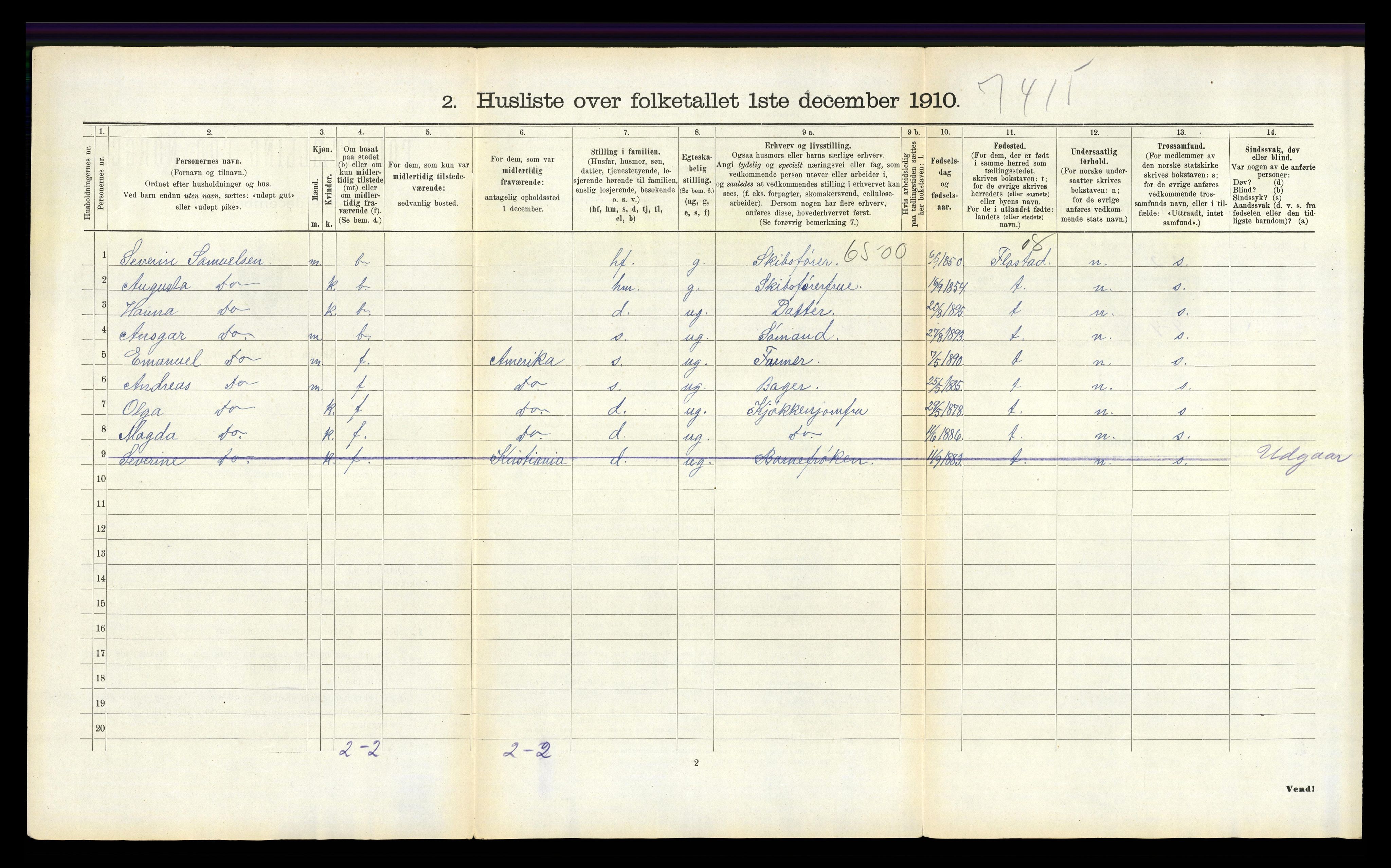 RA, 1910 census for Dypvåg, 1910, p. 757