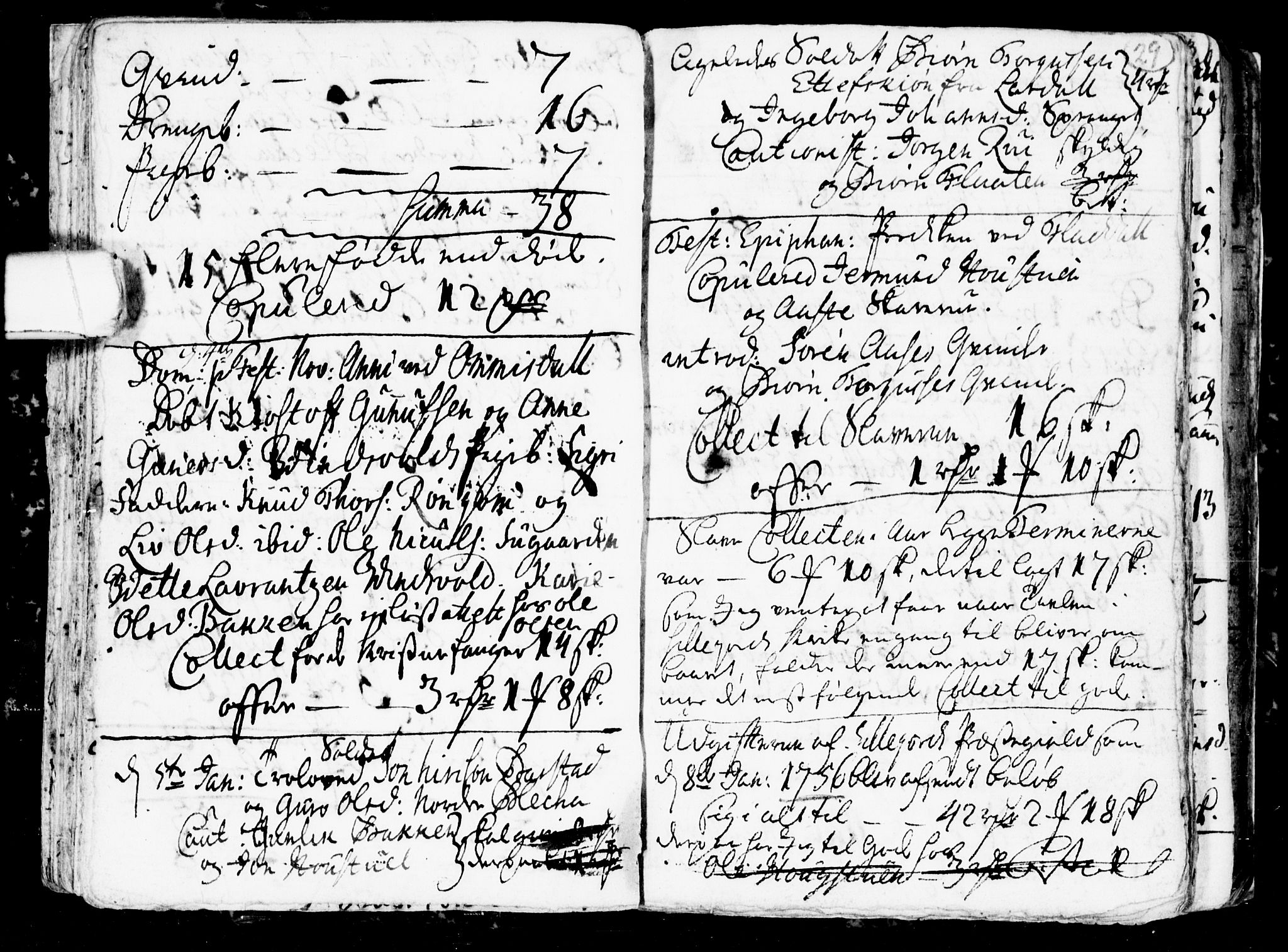 Seljord kirkebøker, SAKO/A-20/G/Gb/L0001: Parish register (copy) no. II 1, 1754-1790, p. 28-29