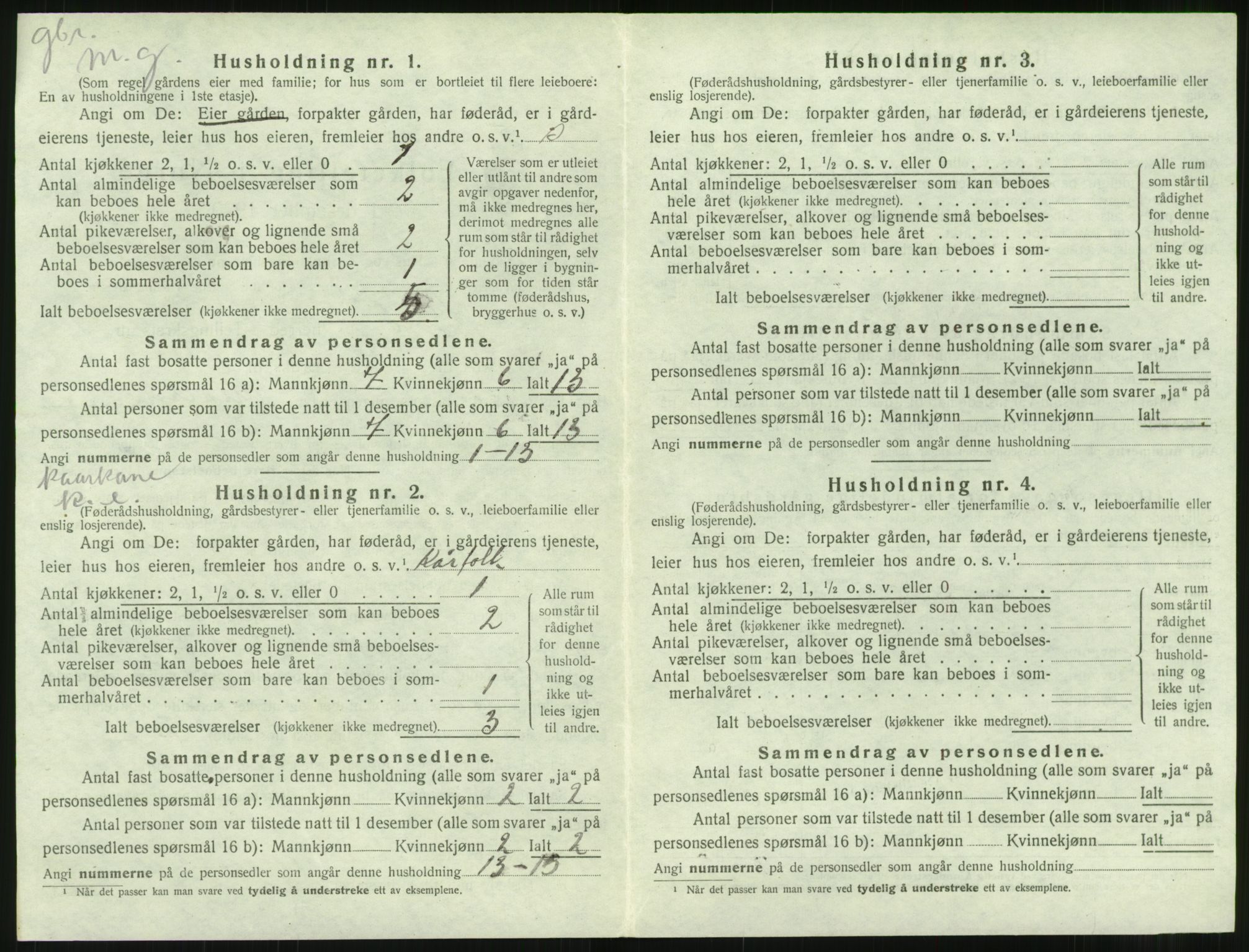 SAT, 1920 census for Bolsøy, 1920, p. 1460