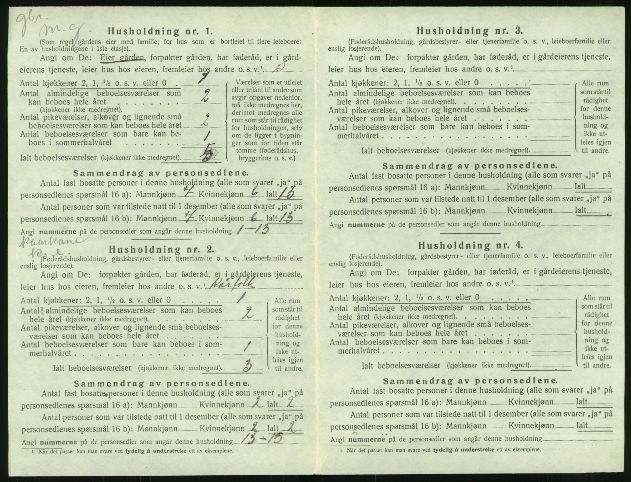 SAT, 1920 census for Bolsøy, 1920, p. 1460