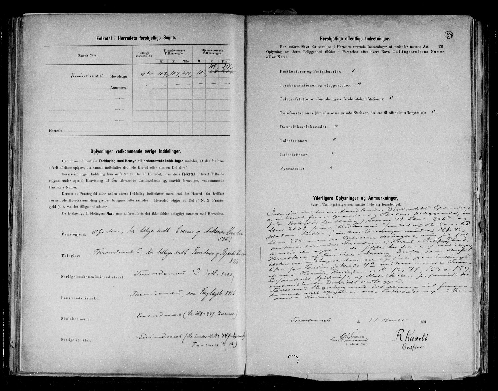 RA, 1891 census for 1914 Trondenes, 1891, p. 35