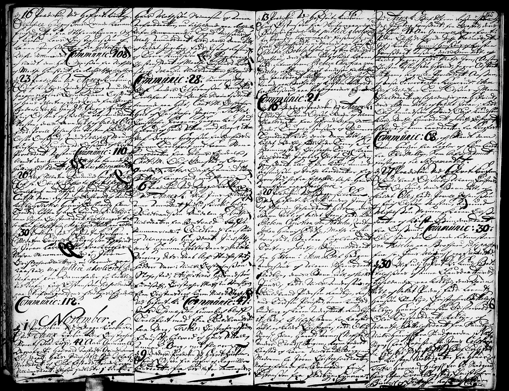 Ullensaker prestekontor Kirkebøker, AV/SAO-A-10236a/F/Fa/L0001: Parish register (official) no. I 1, 1689-1701, p. 165