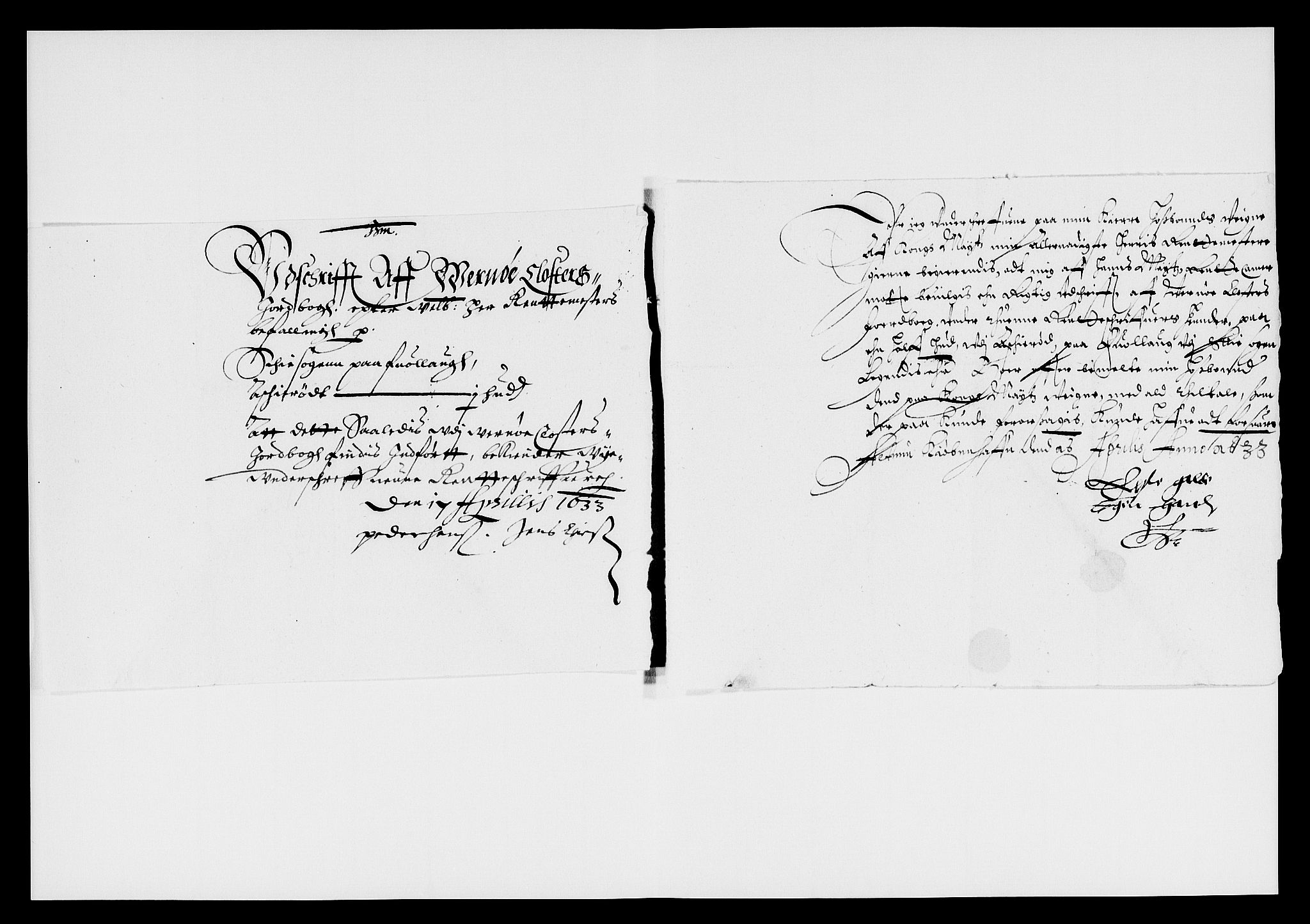 Rentekammeret inntil 1814, Reviderte regnskaper, Lensregnskaper, AV/RA-EA-5023/R/Rb/Rbg/L0001: Verne kloster len, 1599-1619