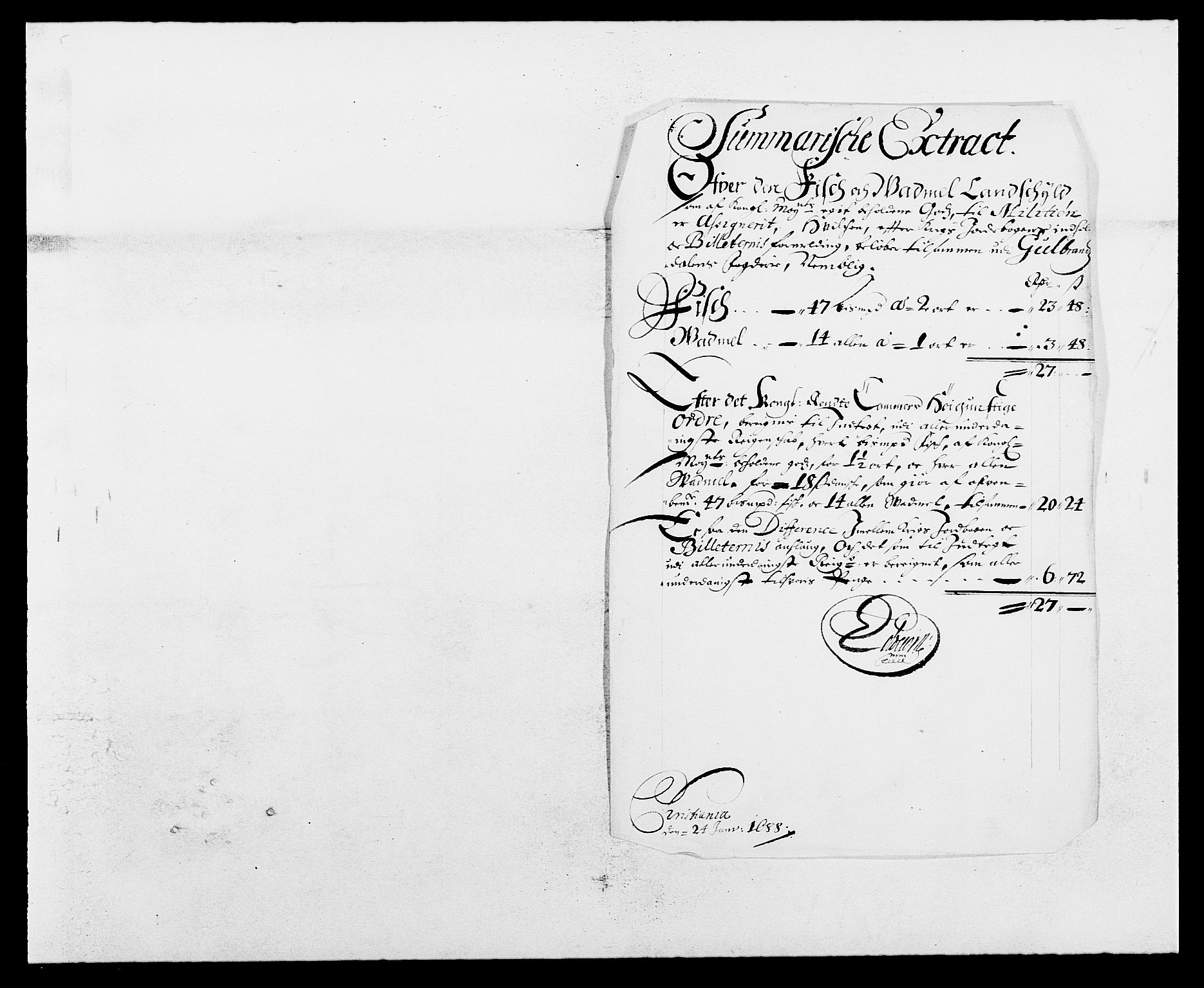 Rentekammeret inntil 1814, Reviderte regnskaper, Fogderegnskap, RA/EA-4092/R17/L1162: Fogderegnskap Gudbrandsdal, 1682-1689, p. 301