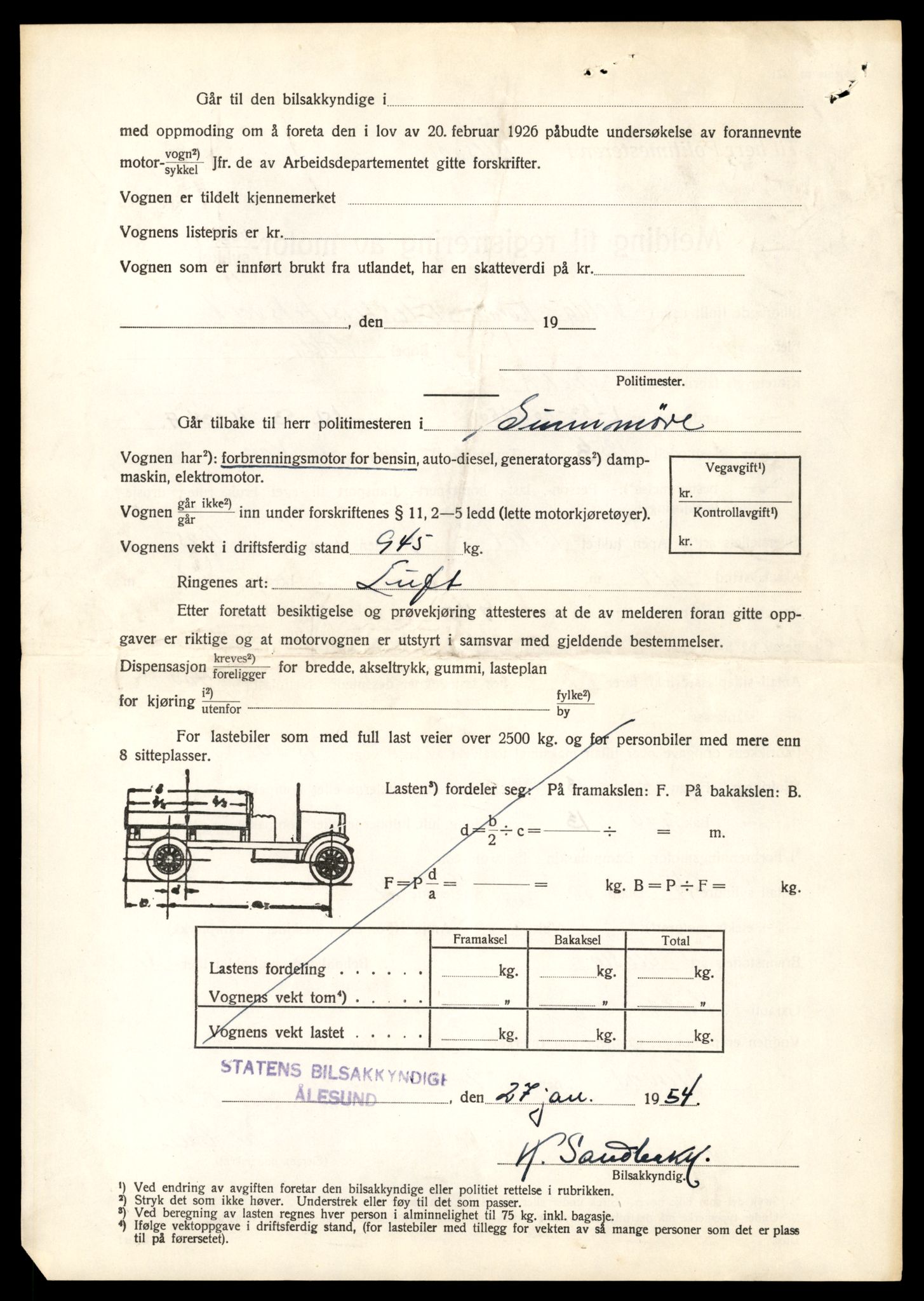 Møre og Romsdal vegkontor - Ålesund trafikkstasjon, AV/SAT-A-4099/F/Fe/L0046: Registreringskort for kjøretøy T 14445 - T 14579, 1927-1998