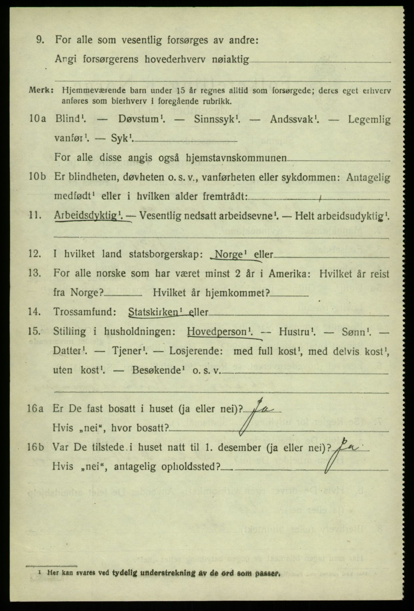 SAB, 1920 census for Herdla, 1920, p. 8330