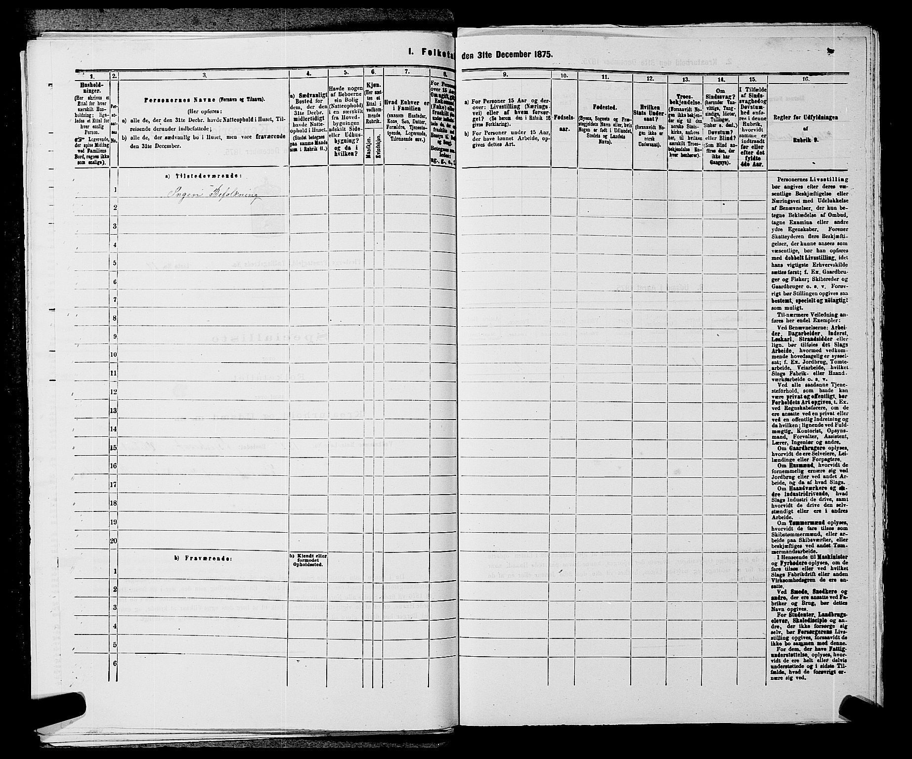 SAKO, 1875 census for 0631P Flesberg, 1875, p. 514