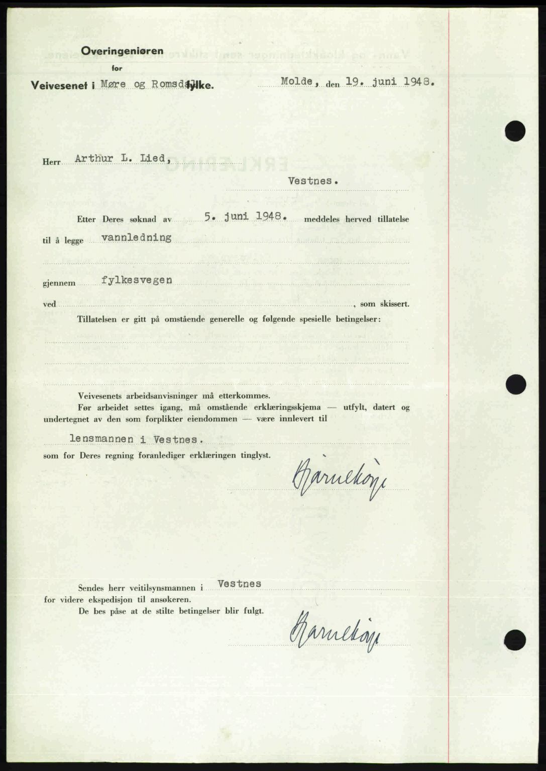 Romsdal sorenskriveri, AV/SAT-A-4149/1/2/2C: Mortgage book no. A26, 1948-1948, Diary no: : 1946/1948