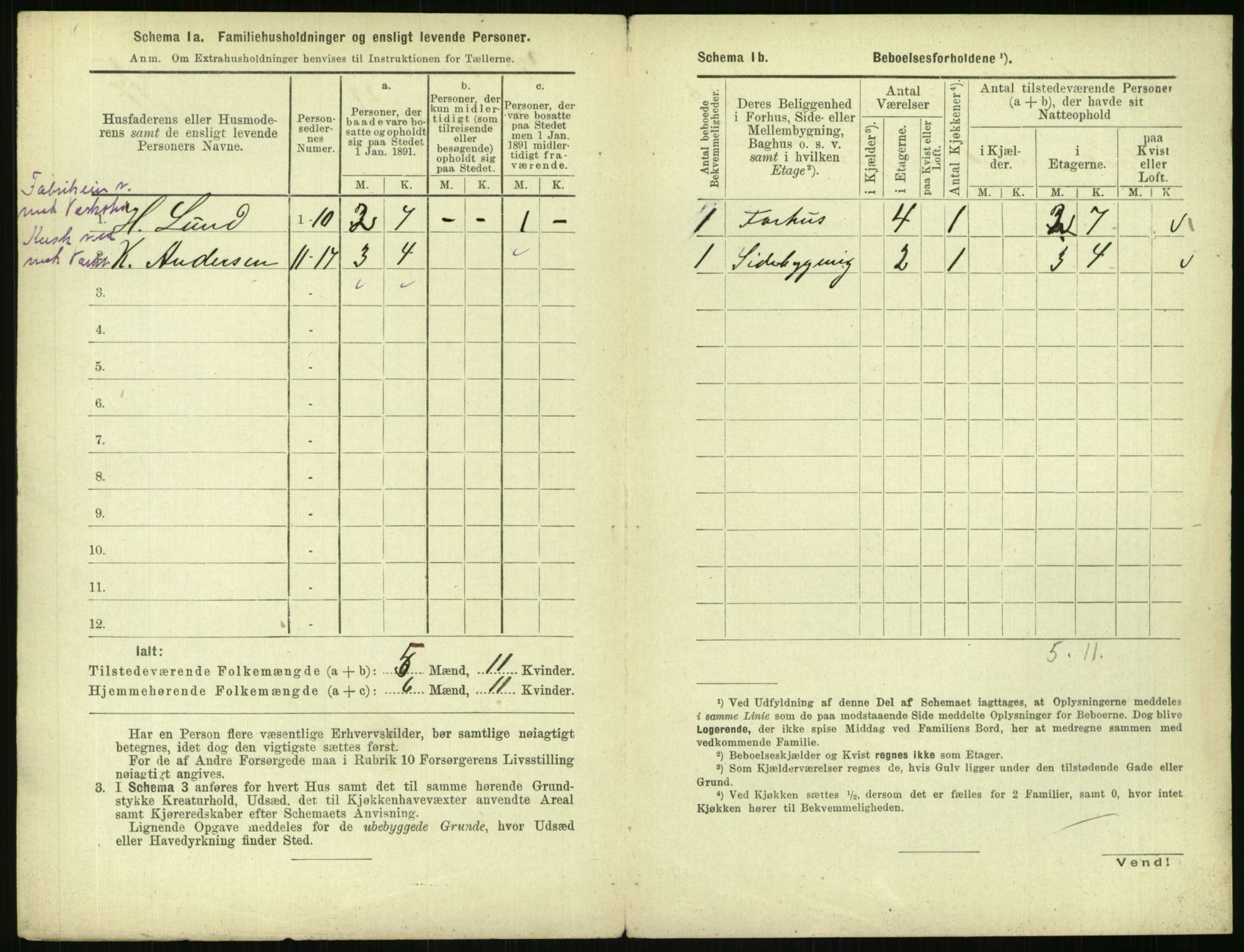 RA, 1891 census for 0301 Kristiania, 1891, p. 10849