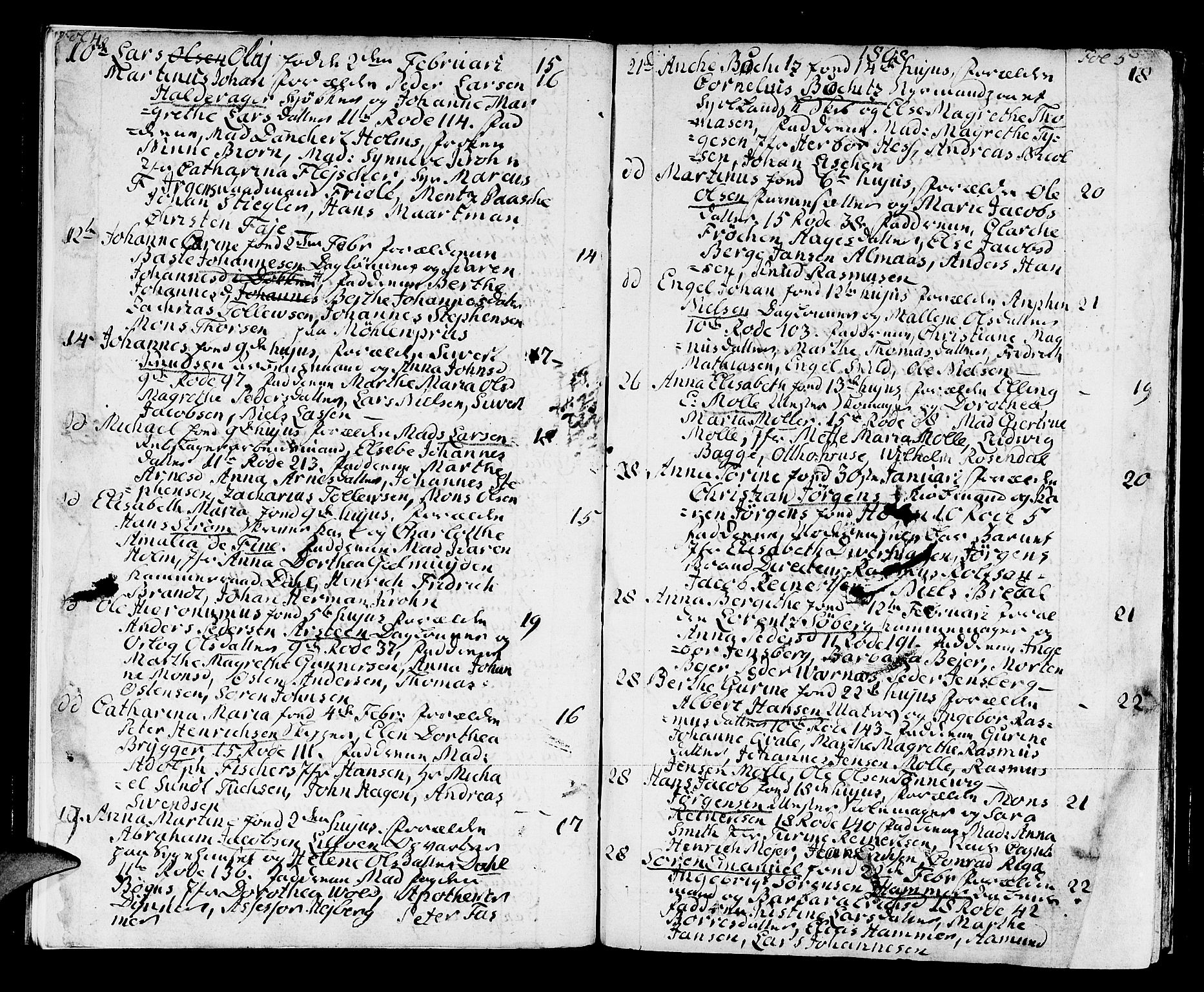 Domkirken sokneprestembete, AV/SAB-A-74801/H/Haa/L0005: Parish register (official) no. A 5, 1808-1820, p. 4-5