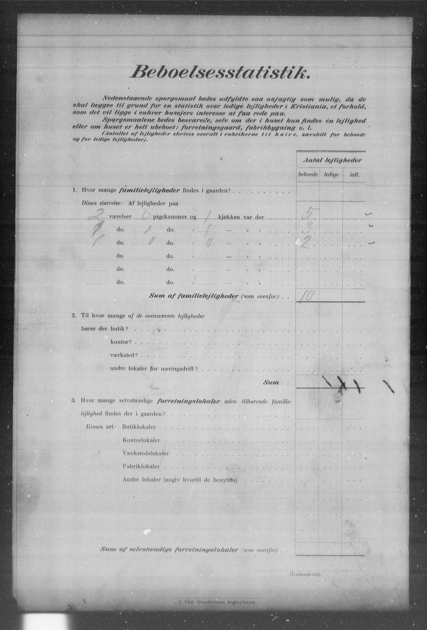 OBA, Municipal Census 1903 for Kristiania, 1903, p. 10507