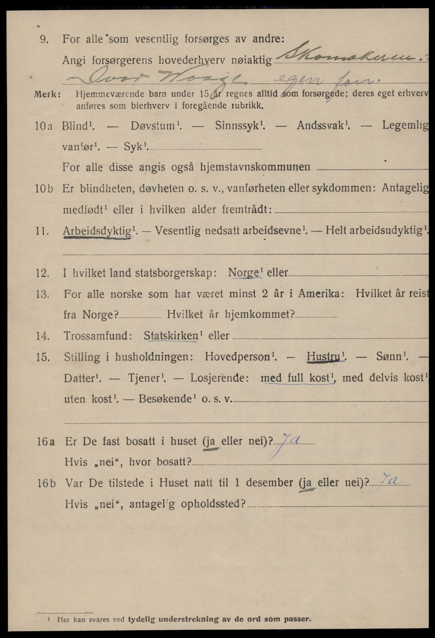 SAT, 1920 census for Ålesund, 1920, p. 17651