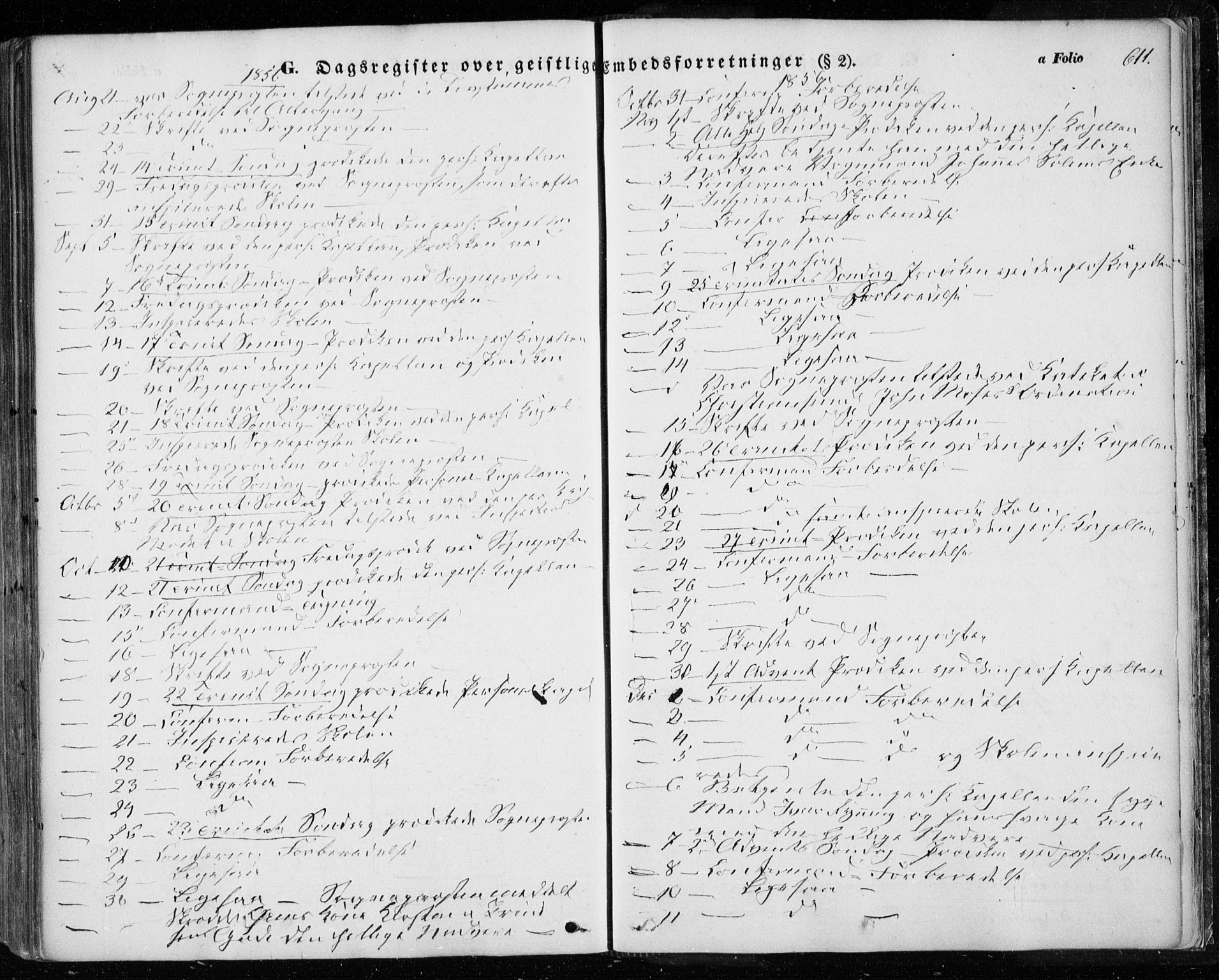 Ministerialprotokoller, klokkerbøker og fødselsregistre - Sør-Trøndelag, SAT/A-1456/601/L0051: Parish register (official) no. 601A19, 1848-1857, p. 611